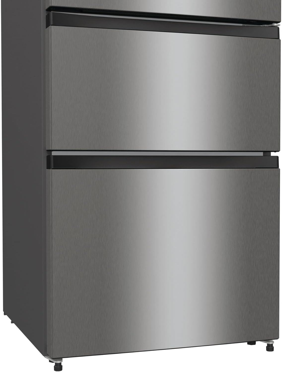 Hisense RB327N4AD2 Kühl-Gefrierkombination/ NoFrostPlus/ Multiflow 360°/ HolidayMode/ FreshZone/ 182,4 cm/ Kühlteil 171 l/ Gefrierteil 85 l/ 41 dB/ 287 kWh/ Jahr/ Edelstahl-Look