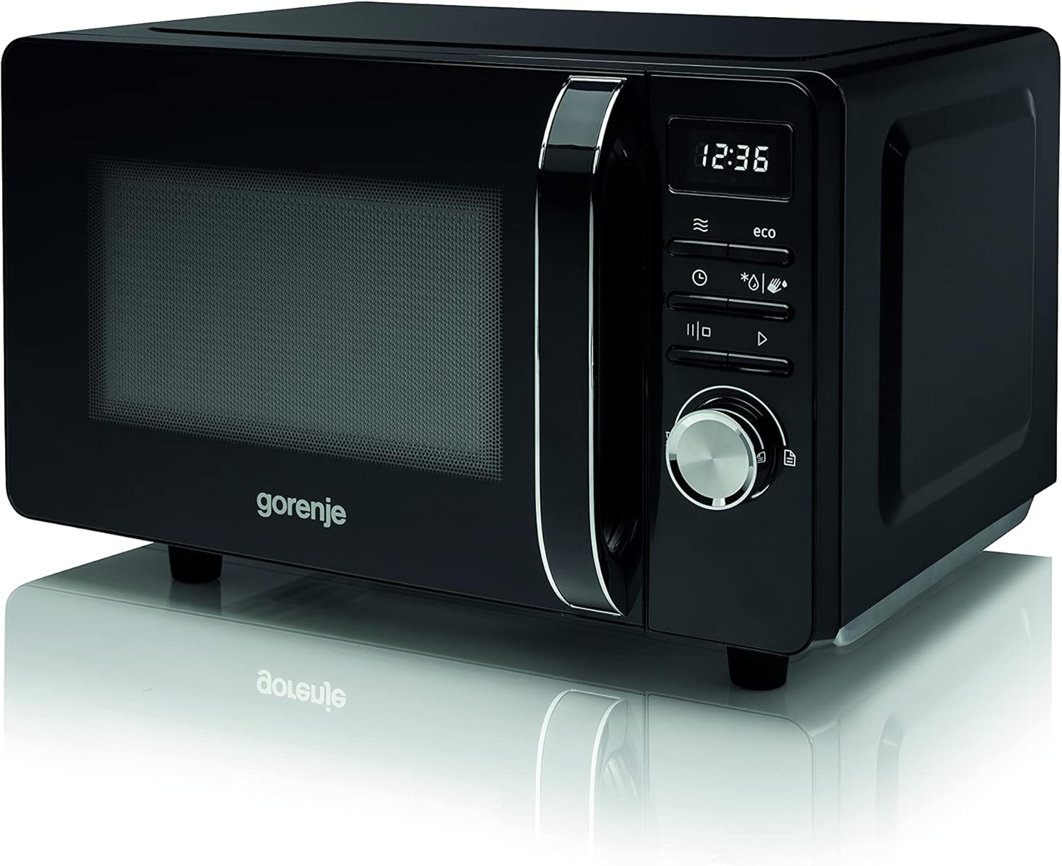 Gorenje MO 20 A3X Mikrowelle/ ChildLock/ AquaClean/ TouchControl/ SmartDisplay/Auftaufunktion/ 11 Automatikprogramme/ 5 Leistungsstufen/ 20l/ 800 W/ Edelstahl