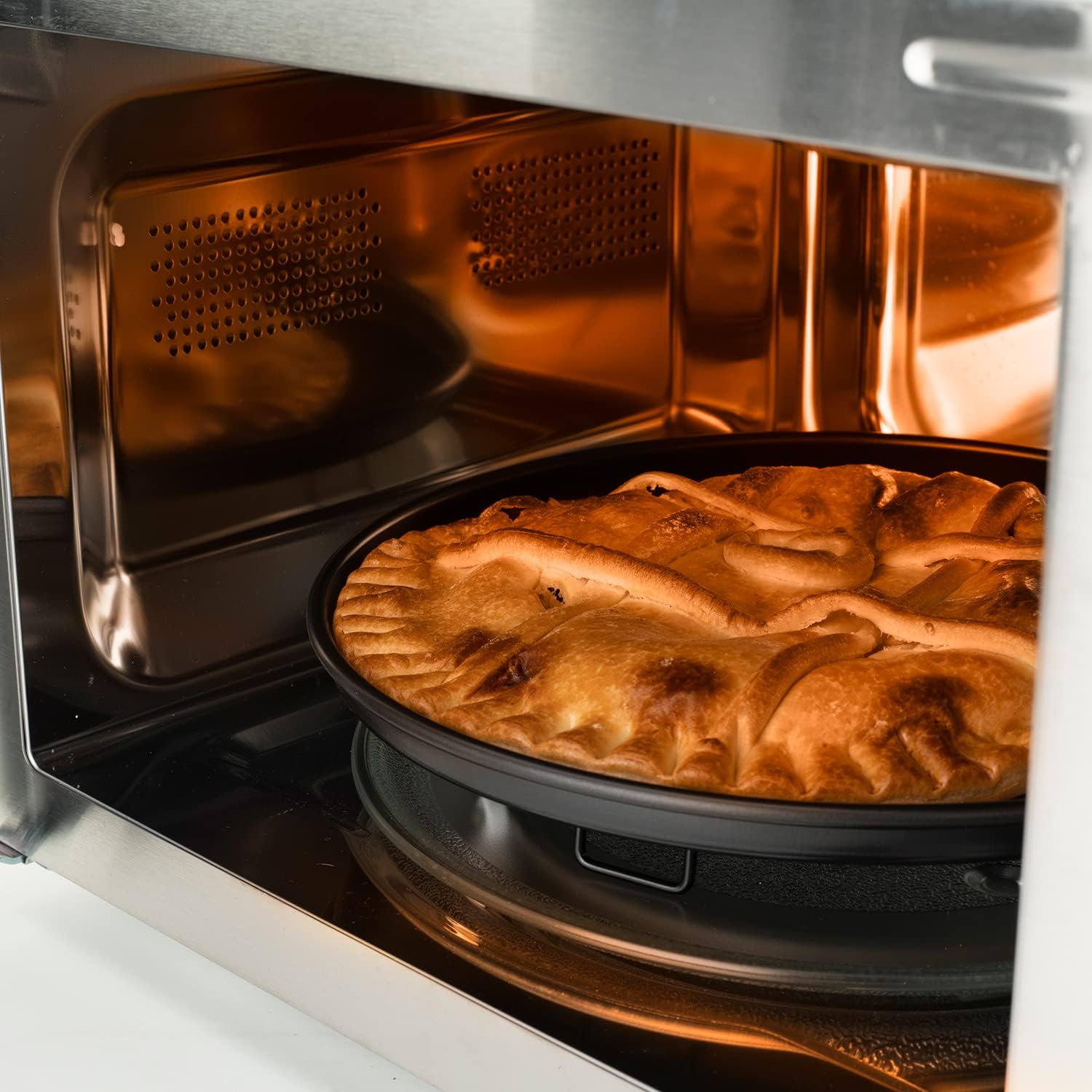 Black+Decker ES9700040B BXMZ901E Mikrowelle mit Grill und Konvektion, 25 liters, Grau