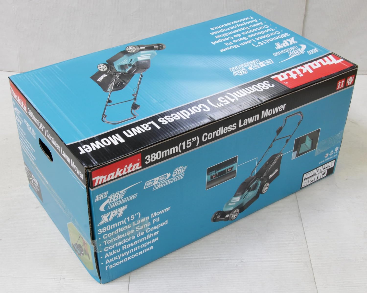 Makita DLM382Z Akku-Rasenmäher 2x18 V (ohne Akku, ohne Ladegerät)