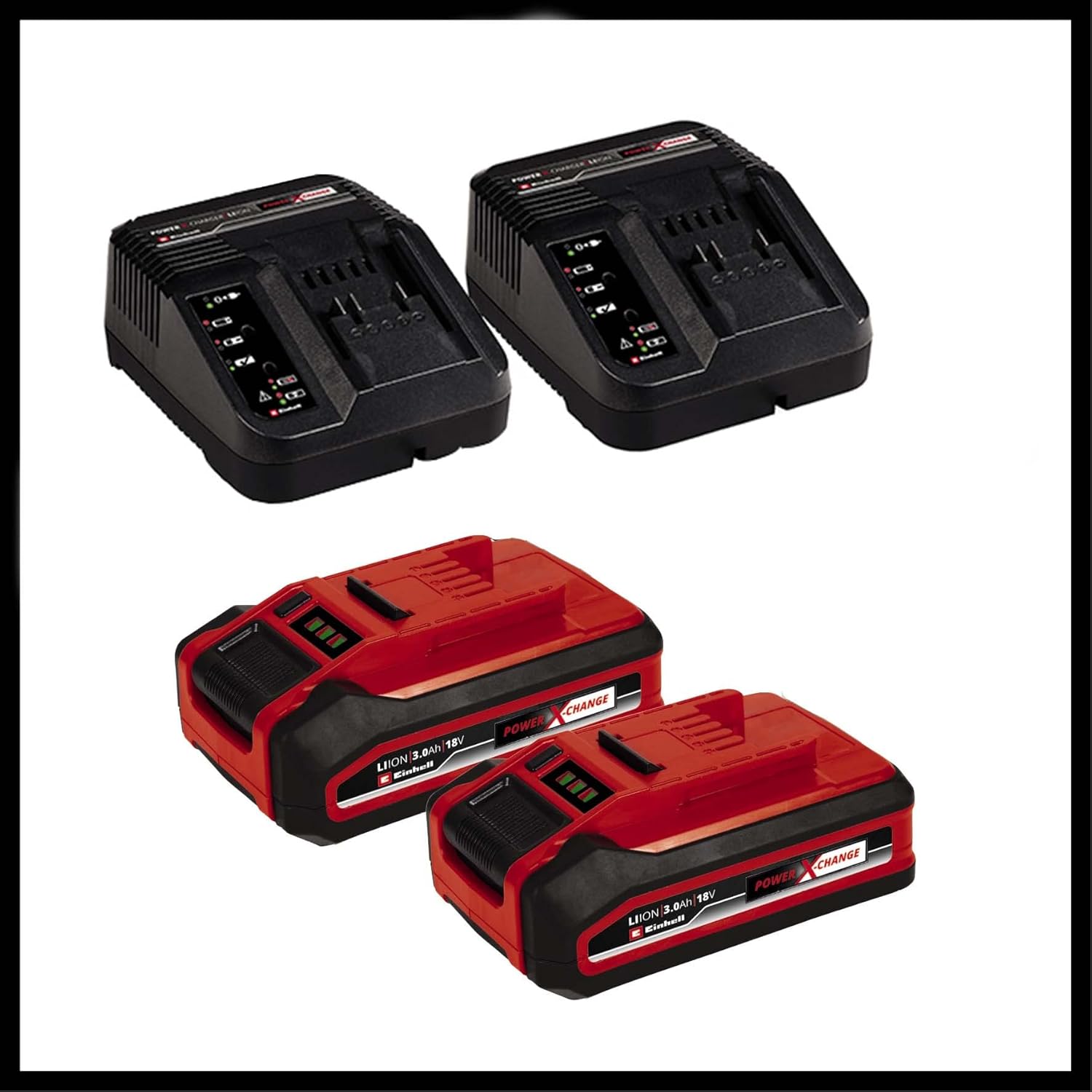 Einhell Akku-Rasenmäher GE-CM 36/37 Li-Solo Power X-Change (36 V, 37 cm Schnittbreite, bis 400 m², 45L Grasfangkorb, 25-75 mm Schnitthöhe, ohne Akku)