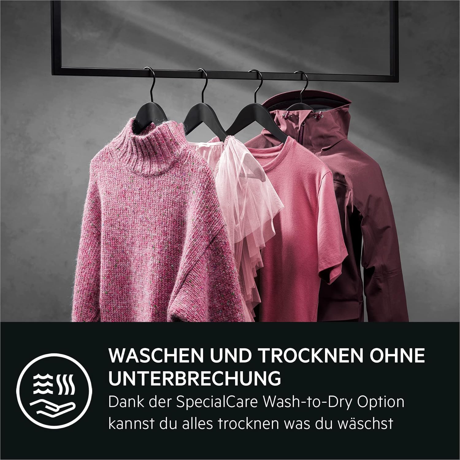 AEG L7WBA60680 Waschtrockner / DualSense - schonende Pflege / 8 kg Waschen / 5 kg Trocknen / D / energiesparend / Mengenautomatik / Nachlegefunktion / ProSteam - Auffrischfunktion / 1600 U/min Weiß