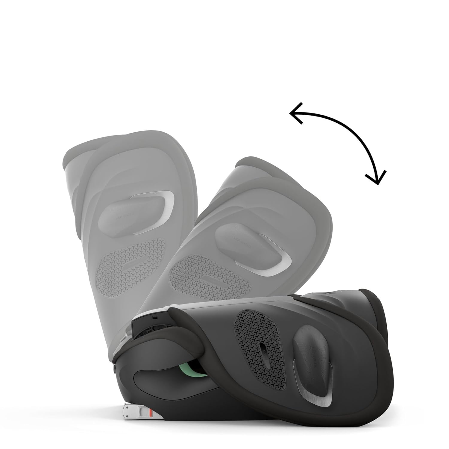 CYBEX Gold Kinder-Autositz Solution G i-Fix, Für Autos mit und ohne ISOFIX, Ab ca. 3 bis 12 Jahre (100 - 150 cm), Ab ca. 15 bis 50 kg, Lava Grey