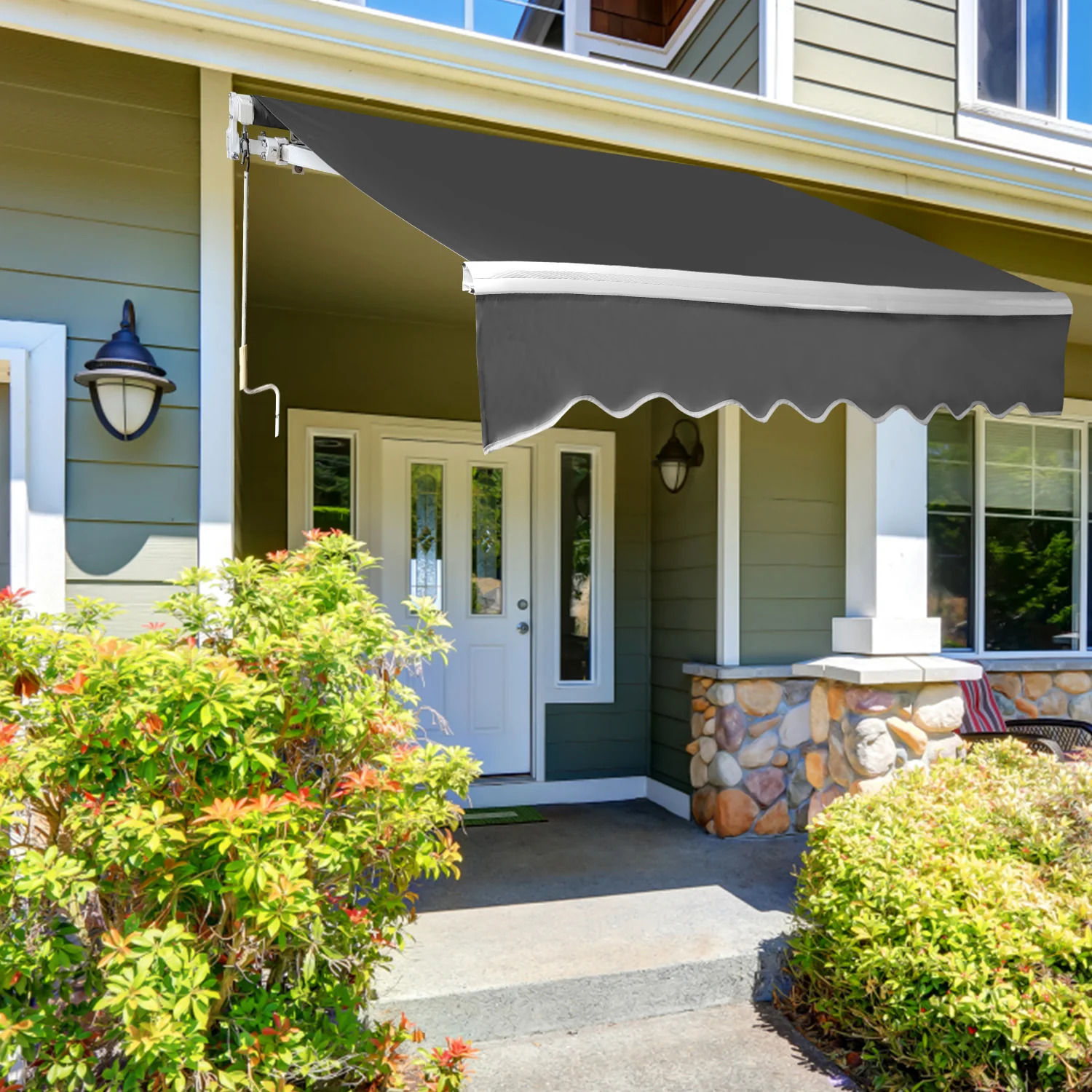 Sonnewelt Gelenkarmmarkise mit manueller Kurbel