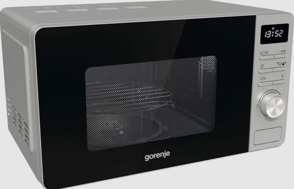 Gorenje MO 20 A3X Mikrowelle/ ChildLock/ AquaClean/ TouchControl/ SmartDisplay/Auftaufunktion/ 11 Automatikprogramme/ 5 Leistungsstufen/ 20l/ 800 W/ Edelstahl