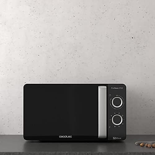 Cecotec Mikrowelle mit ProClean 8110 Grill. 28l Kapazität, Ready2Clean Beschichtung, 1000 W Leistung, 1000 W Grill, 5 Betriebsebenen, 8 Programme, 60 min Timer, LED-Anzeige