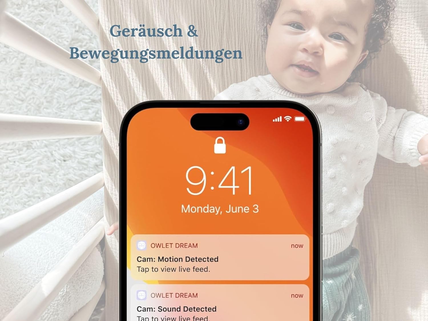 Owlet Dream Sock – Pulsoximeter, Liveübertragung von Herzfrequenz, Sauerstoffsättigung & Schlafverhalten bei Säuglingen & Babys