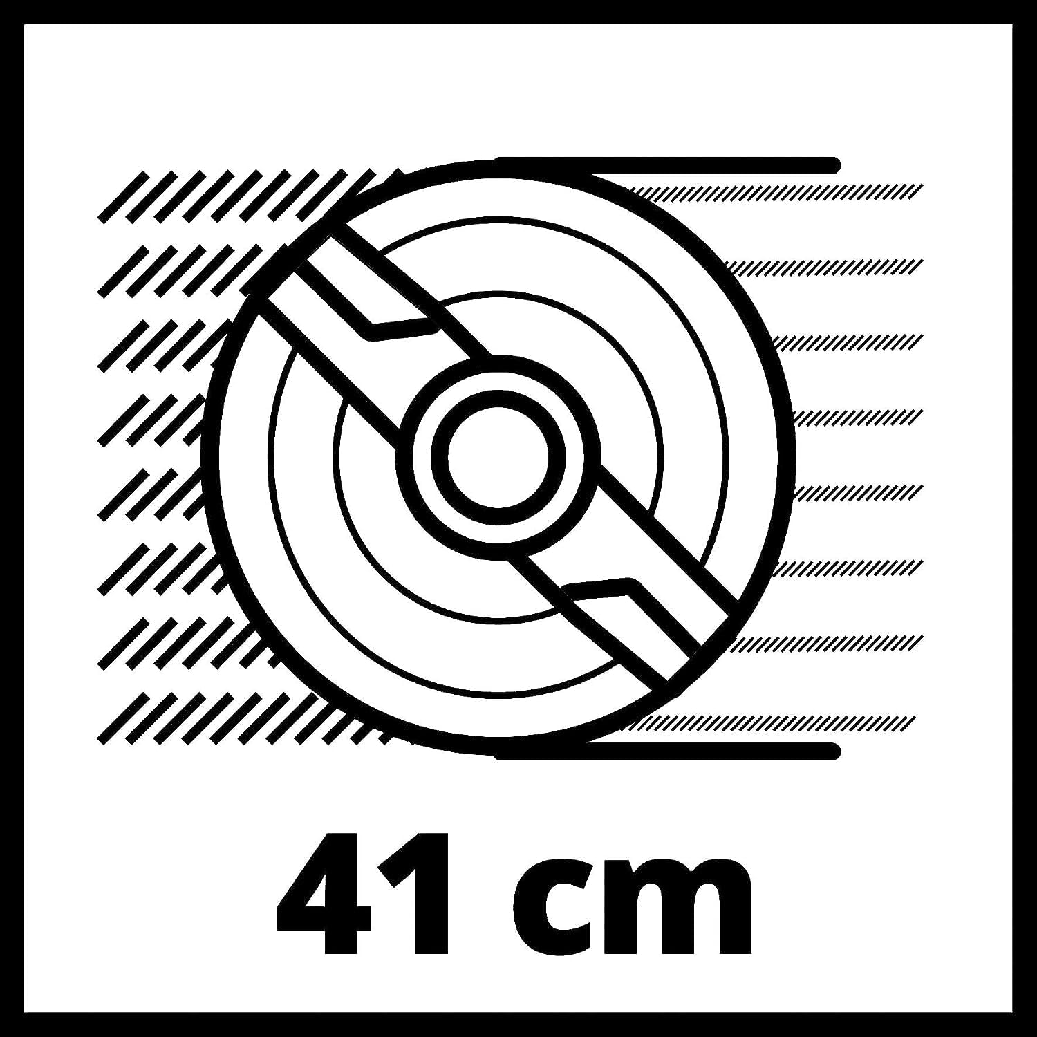 Einhell Akku-Rasenmäher GE-CM 36/37 Li-Solo Power X-Change (36 V, 37 cm Schnittbreite, bis 400 m², 45L Grasfangkorb, 25-75 mm Schnitthöhe, ohne Akku)