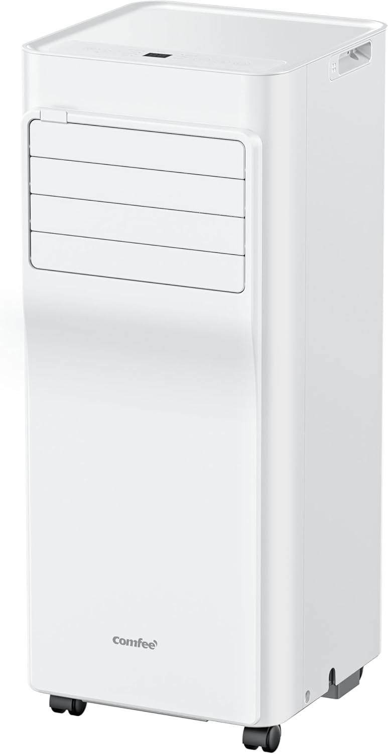 Comfee Mobiles Klimagerät MPPH-09CRN7, 9000 BTU 2,6kW, Kühlen&Ventilieren&Entfeuchten, Raumgröße bis 88m³(33㎡), Mobile Klimaanlage mit Abluftschlauch
