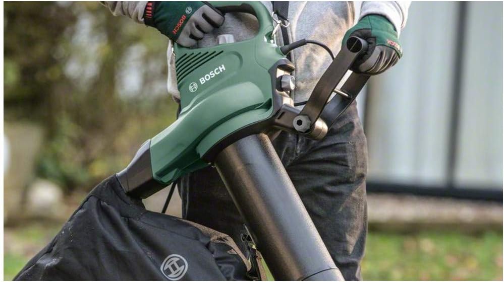 Bosch elektrischer Laubsauger/Laubblser UniversalGardenTidy 3000 (3000 W, Fangsack 50 l, stufenlose Drehzahleinstellung, zum Blasen, Saugen und Hckseln von Laub, in Kartonverpackung)