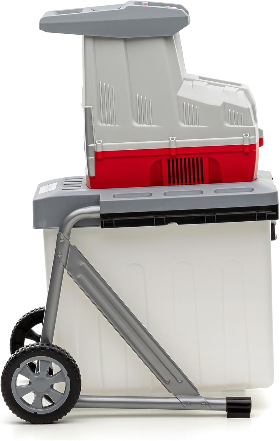 IKRA 81002880 Elektro Gartenhäcksler Walzenhäcksler ILH 3000 A, leise robust wartungsarm, Starke 3.000 Watt, Aststärke bis 44mm, 230 V