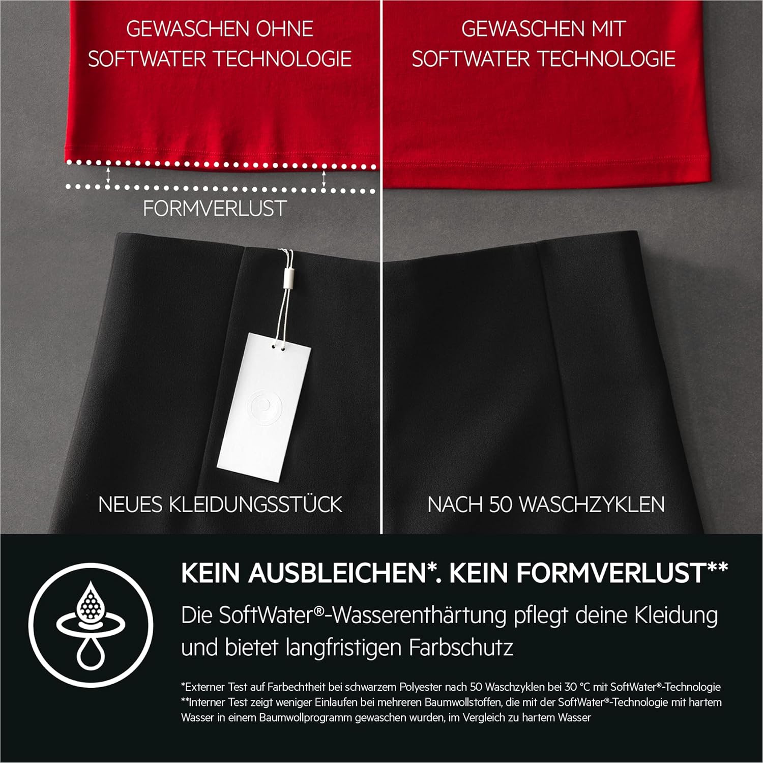 AEG L6FBG51470 Waschmaschine / Serie 6000 mit ProSense / Testsieger der Stiftung Warentest / 7,0 kg / Leise / Mengenautomatik / Nachlegefunktion / Kindersicherung / Wasserstopp / 1400 U/min