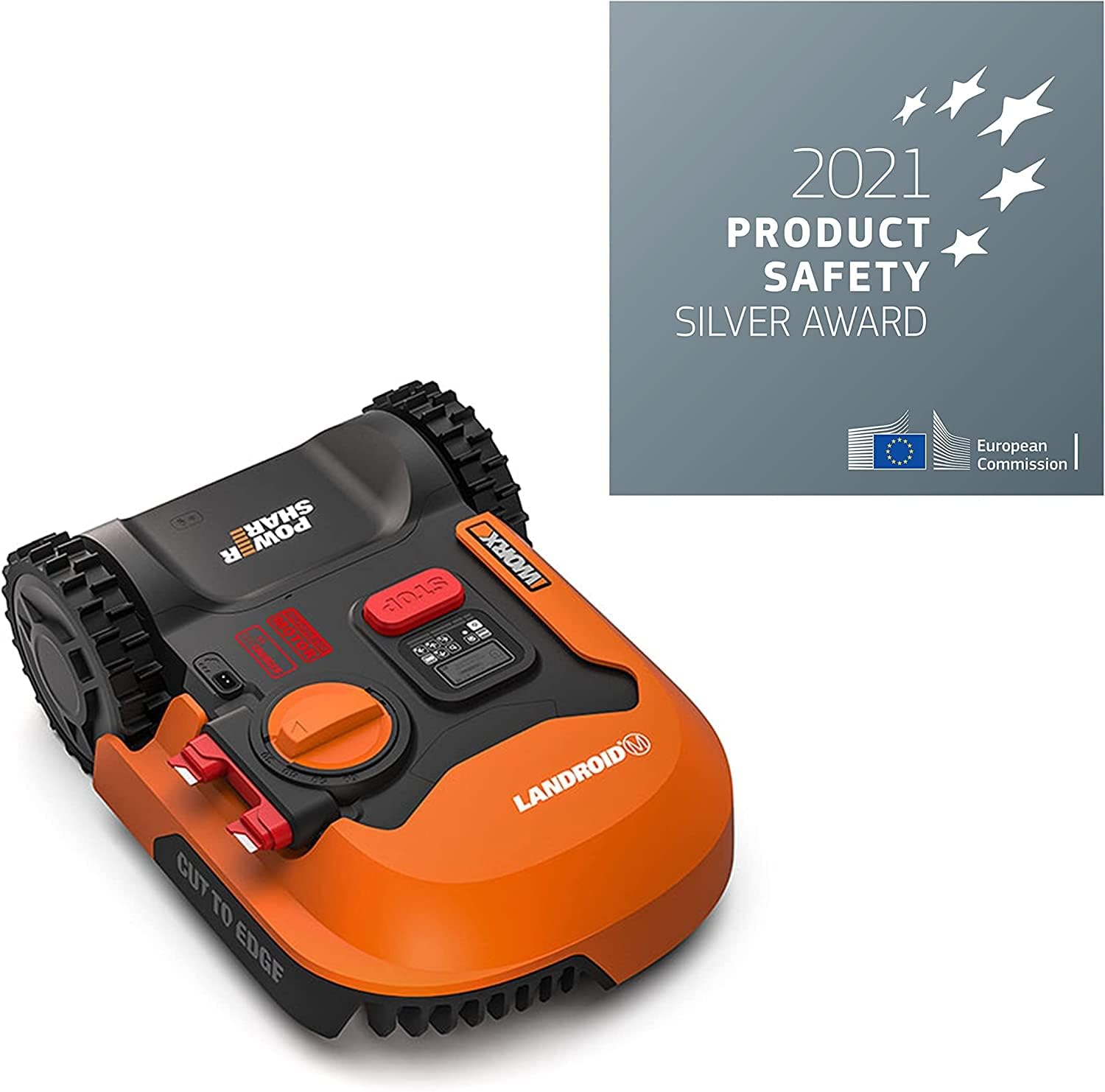 WORX Landroid Vision M600 Mhroboter WR206E.1 für Grten bis 600m - intelligenter Mhroboter ohne Begrenzungskabel – WLAN & Bluetooth – aktive Hindernisvermeidung mit KI-Technologie – APP Steuerung