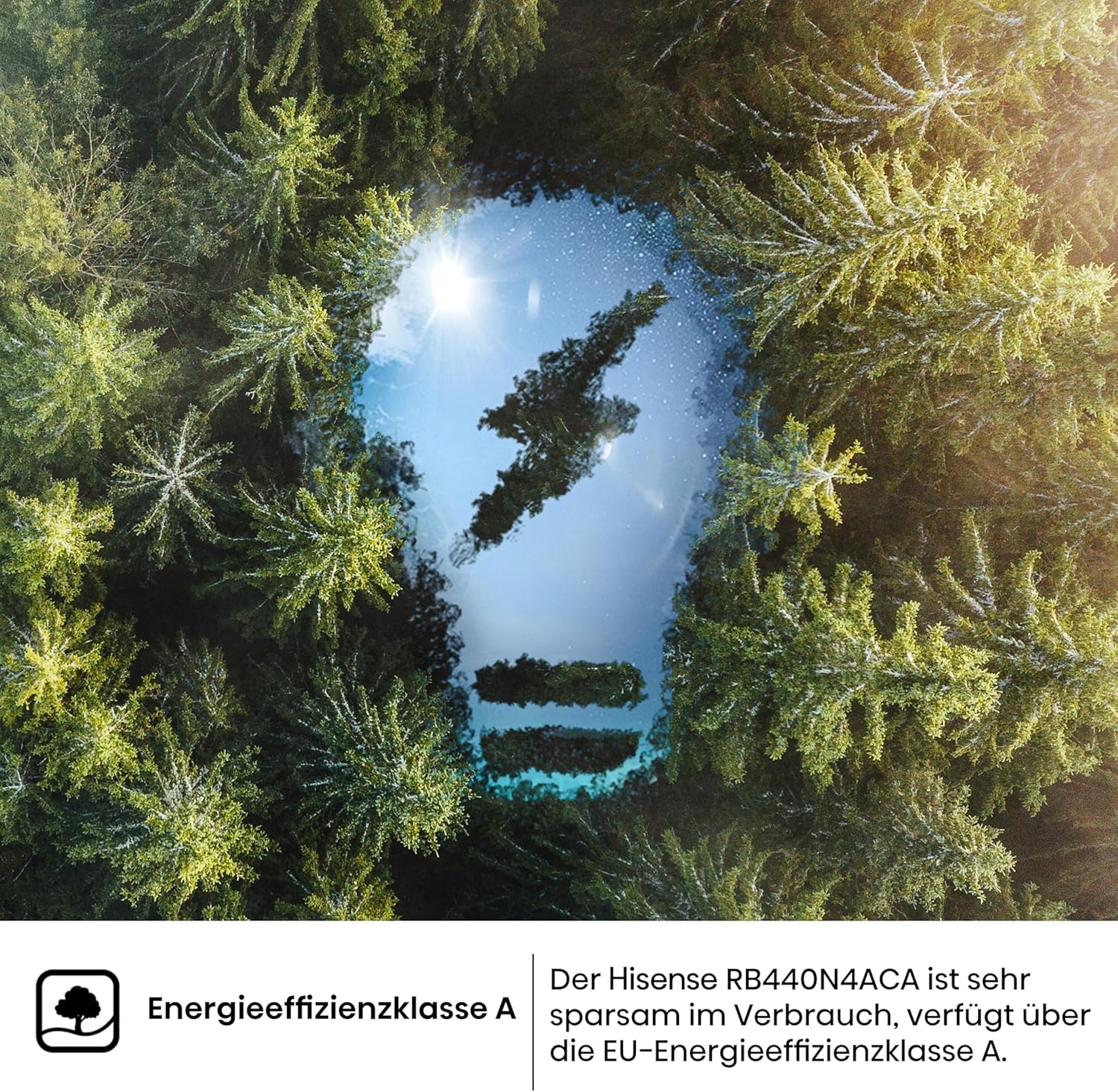 Hisense RB327N4AD2 Kühl-Gefrierkombination/ NoFrostPlus/ Multiflow 360°/ HolidayMode/ FreshZone/ 182,4 cm/ Kühlteil 171 l/ Gefrierteil 85 l/ 41 dB/ 287 kWh/ Jahr/ Edelstahl-Look