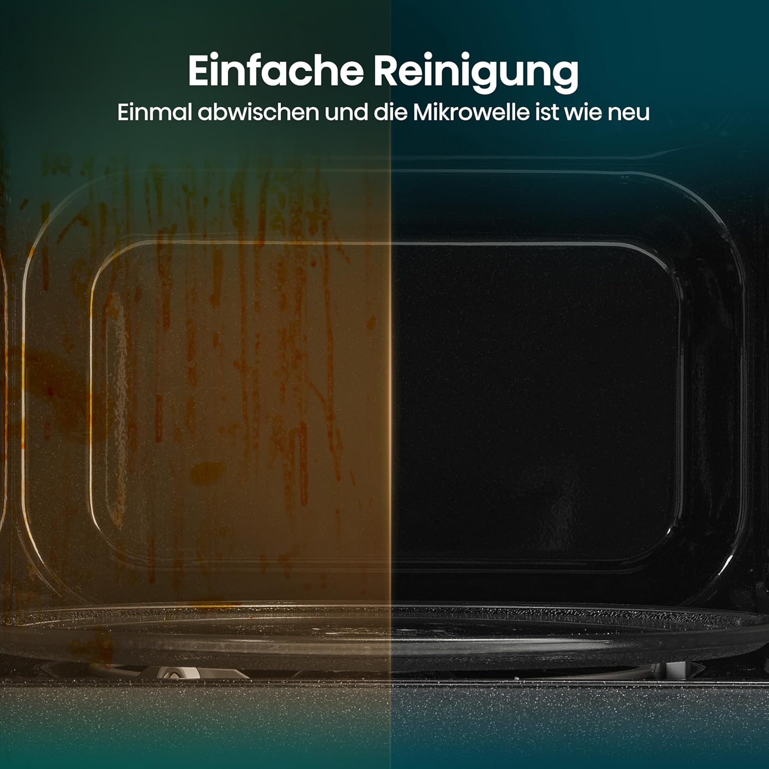 Hisense Elektronische Mikrowelle, Fassungsvermögen 23 l, Leistung 800 W, Grillleistung 1000 W, LED-Display mit Touch-Steuerung, Schwarz