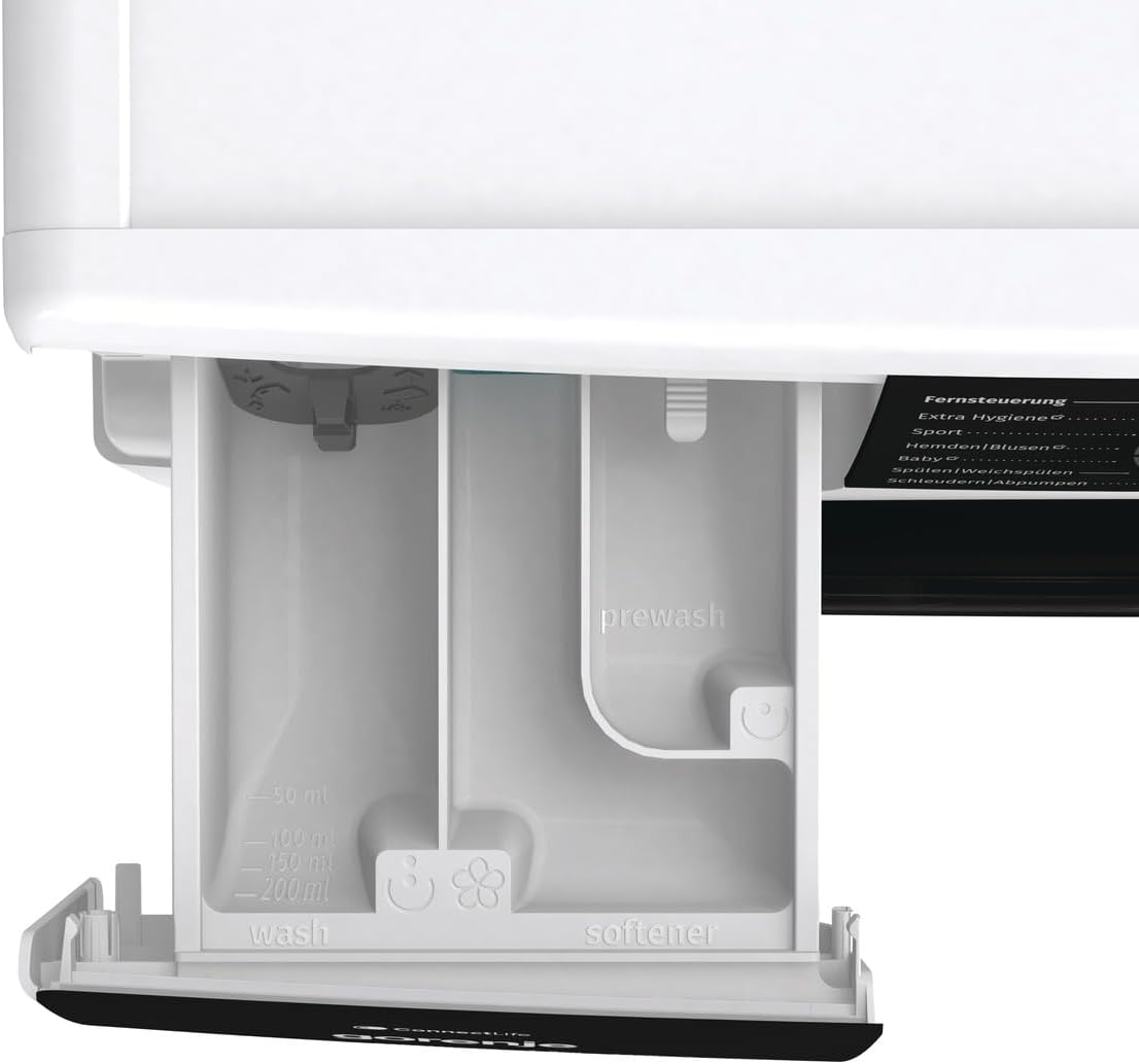 Gorenje WPNA 84 SATSWIFI Waschmaschine mit Dampffunktion / 8 kg / 1400 U/Slim Line/ConnectLife WiFi/Total AuaStop/Inverter PowerDrive Motor/Edelstahltrommel/Kindersicherung/EEK A