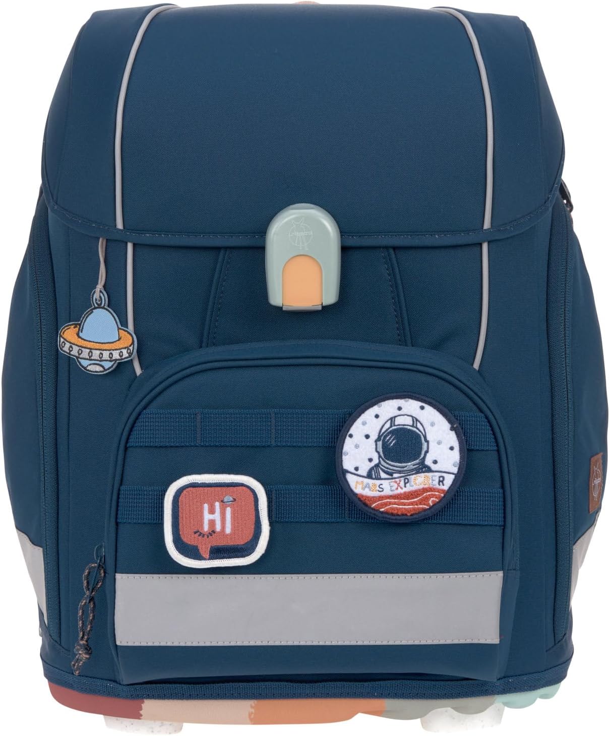 LÄSSIG 7-teiliges Schulranzen Set Kinder/School Set Boxy Unique Schwarz