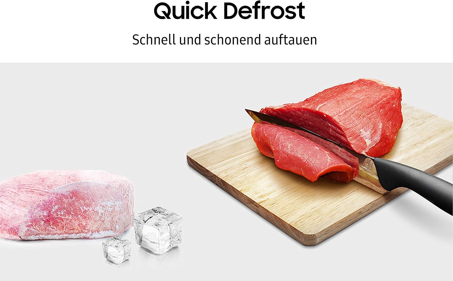 Samsung MS23K3515AS/EG Mikrowelle / 800 W / 23 L Garraum / 48,9 cm Breite / Kratzfester Keramik-Emaille-Inneraum / QuickDefrost Auftauprogramme / silber