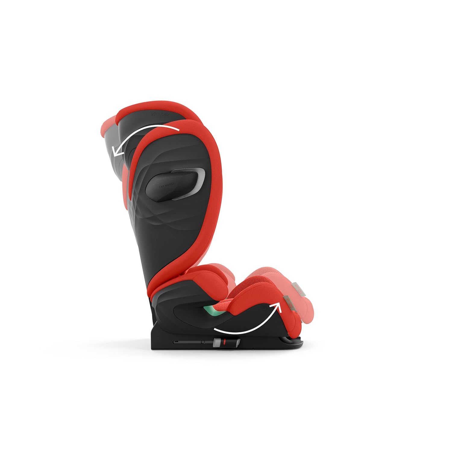 CYBEX Gold Kinder-Autositz Solution G i-Fix, Für Autos mit und ohne ISOFIX, Ab ca. 3 bis 12 Jahre (100 - 150 cm), Ab ca. 15 bis 50 kg, Lava Grey