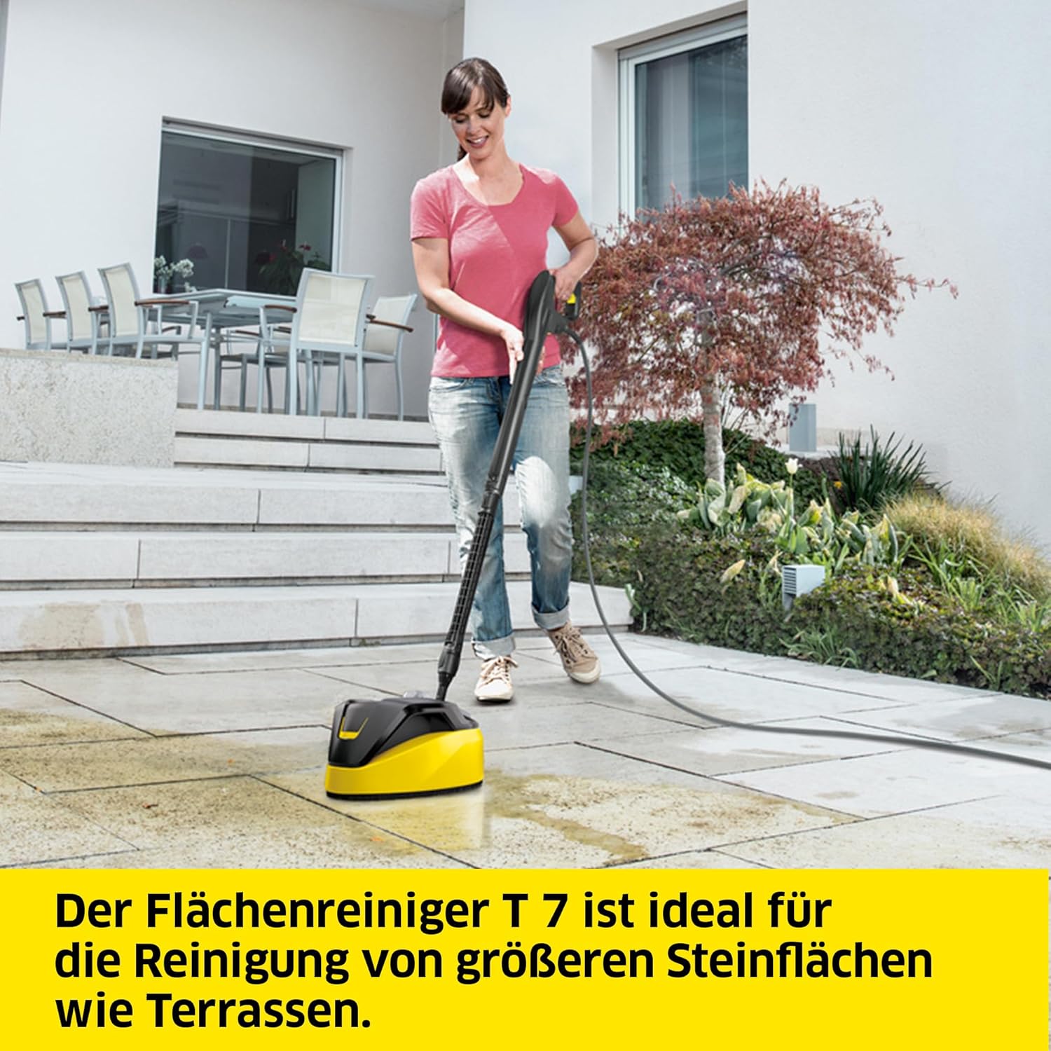 Kärcher Hochdruckreiniger K 7 Premium Power Flex, Druck: max. 180 bar, Fördermenge: 600 l/h, Flächenleistung: 60 m²/h, Gewicht: 17,9 kg, Flex-Hochdruckschlauch, Dreckfräser, Strahlrohr