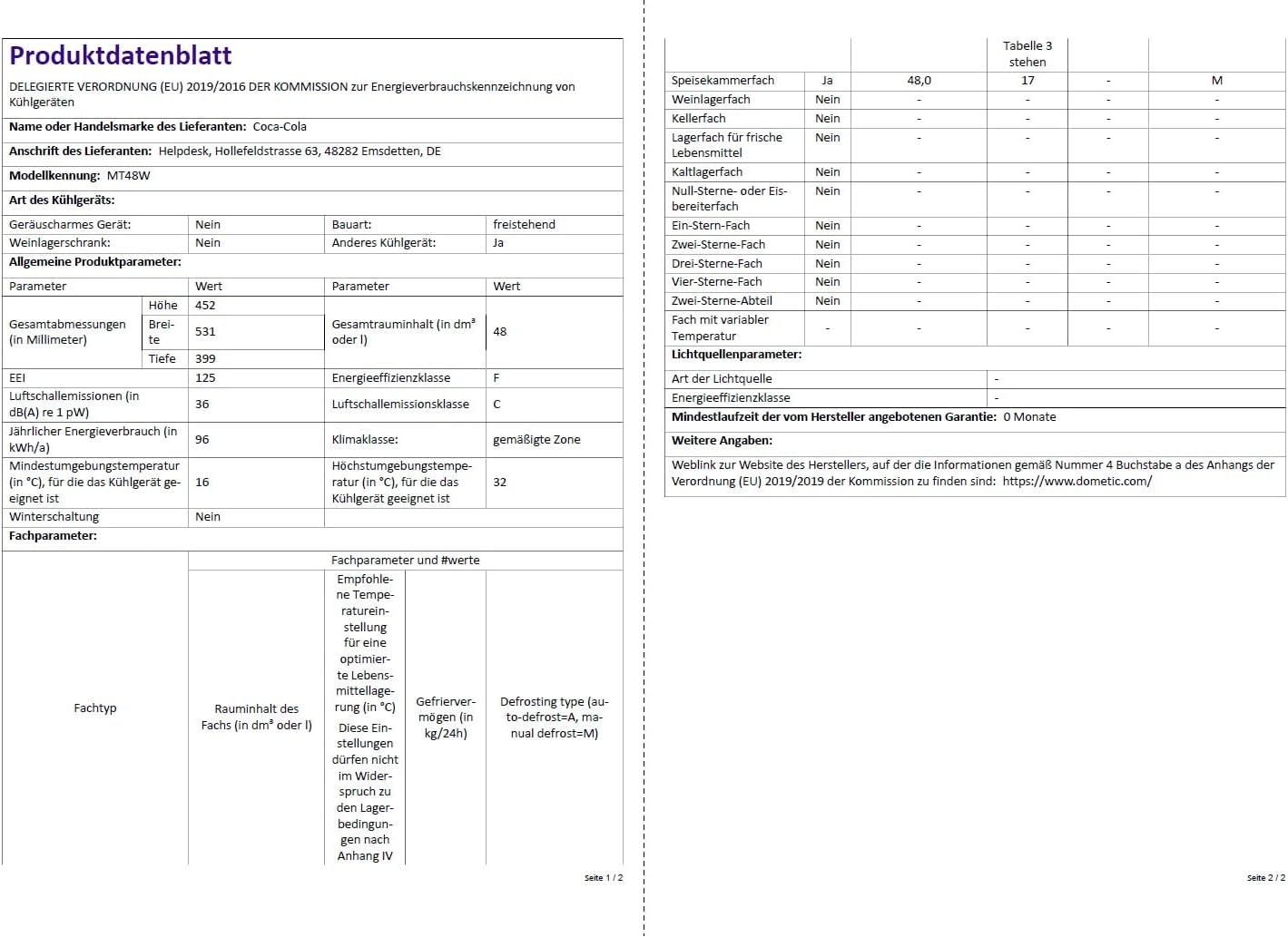 Mobicool MT48W AC/DC - elektrische Kühlbox mit Rollen passend für eine komplette Getrnkekiste / Bierkiste, 48 Liter, 12 V und 230 V für Auto, Lkw, Boot, Reisemobil und Steckdose, Blau