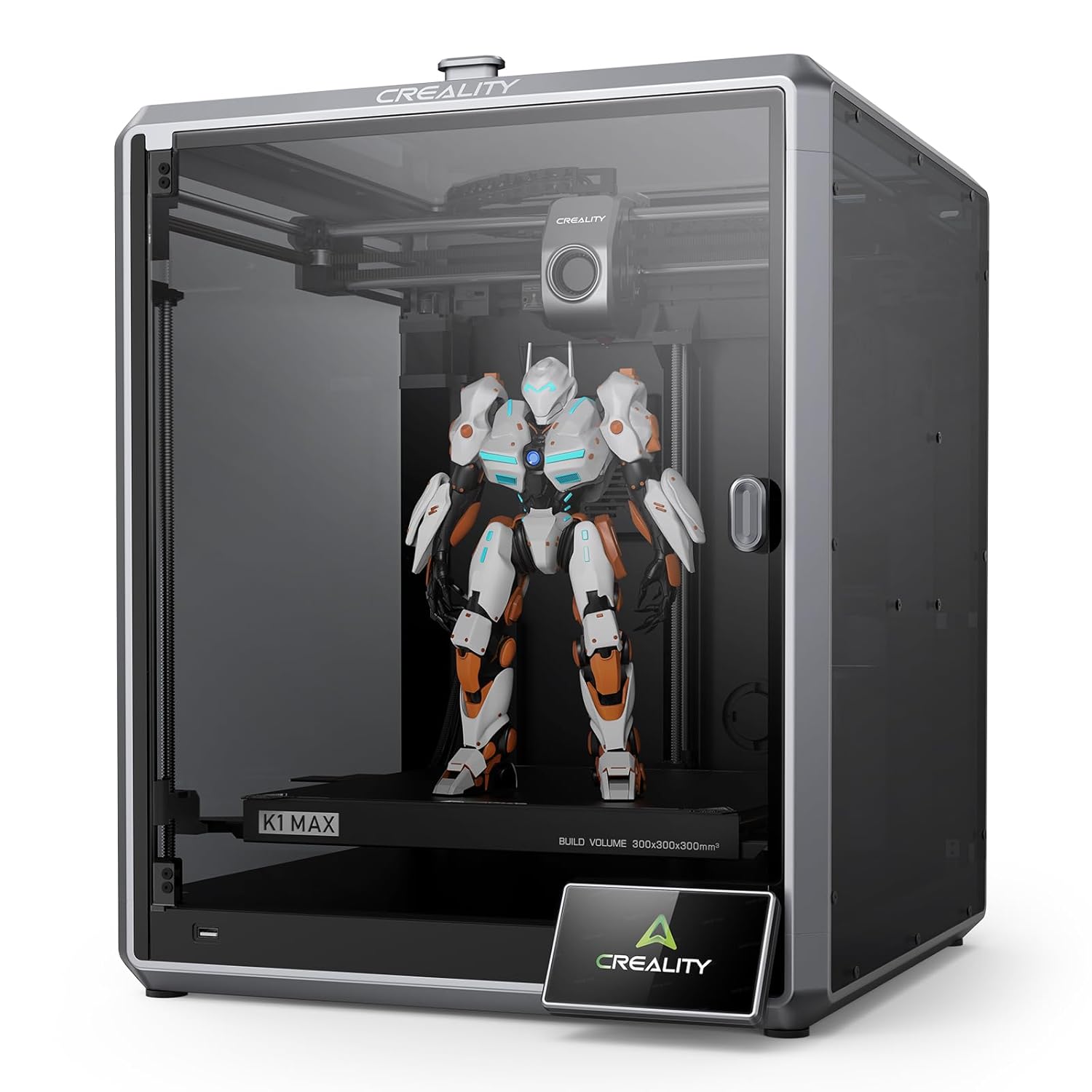Creality K2 Plus Combo 3D-Drucker, 16-Farben Multimaterial-Druck, 350³mm XXL-Bauraum, Servo-Direktantrieb, Dual-KI-Kameras, Ultra-Leise <45dB, Aktive Heizkammer, RFID/WLAN (Industrie 4.0)