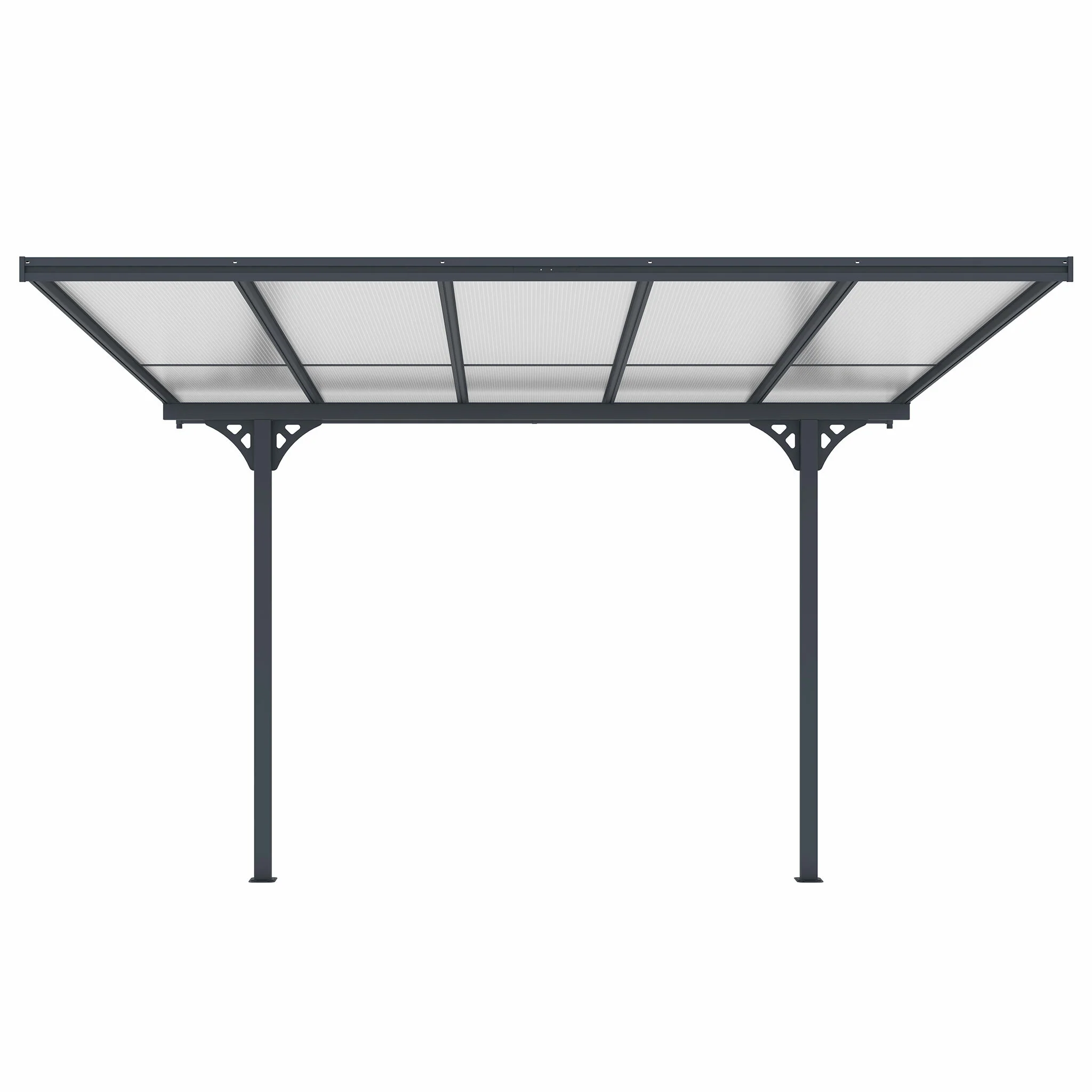 Fornorth Terrassenüberdachung 313x254x220-260cm