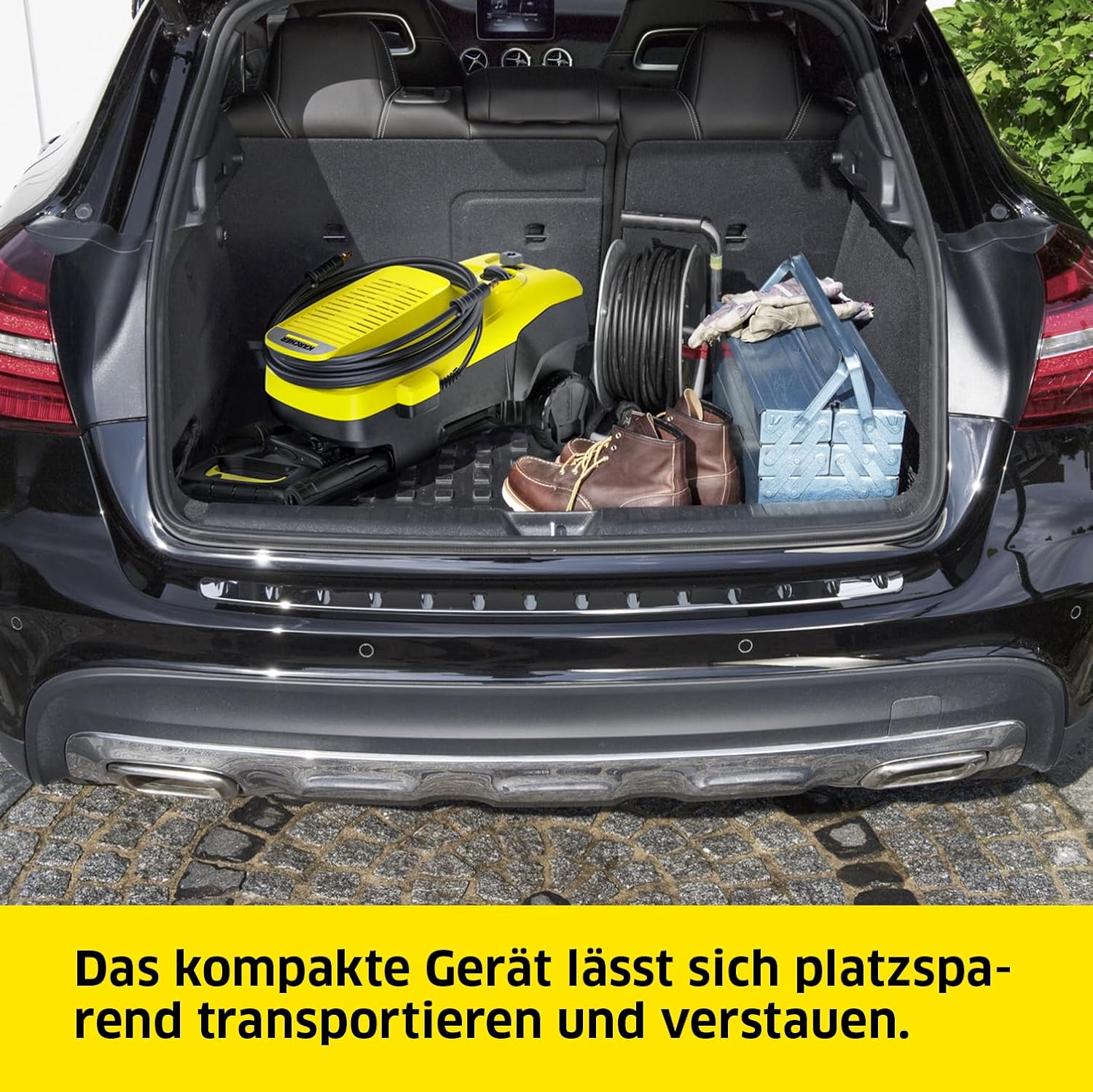 Kärcher Hochdruckreiniger K 5 Power Control, Druck: max. 145 bar, Fördermenge: 500 l/h, Flächenleistung: 40 m²/h, Wasserfilter, Gewicht: 13 kg, Hochdruckschlauch und -pistole, Dreckfräser, Strahlrohr