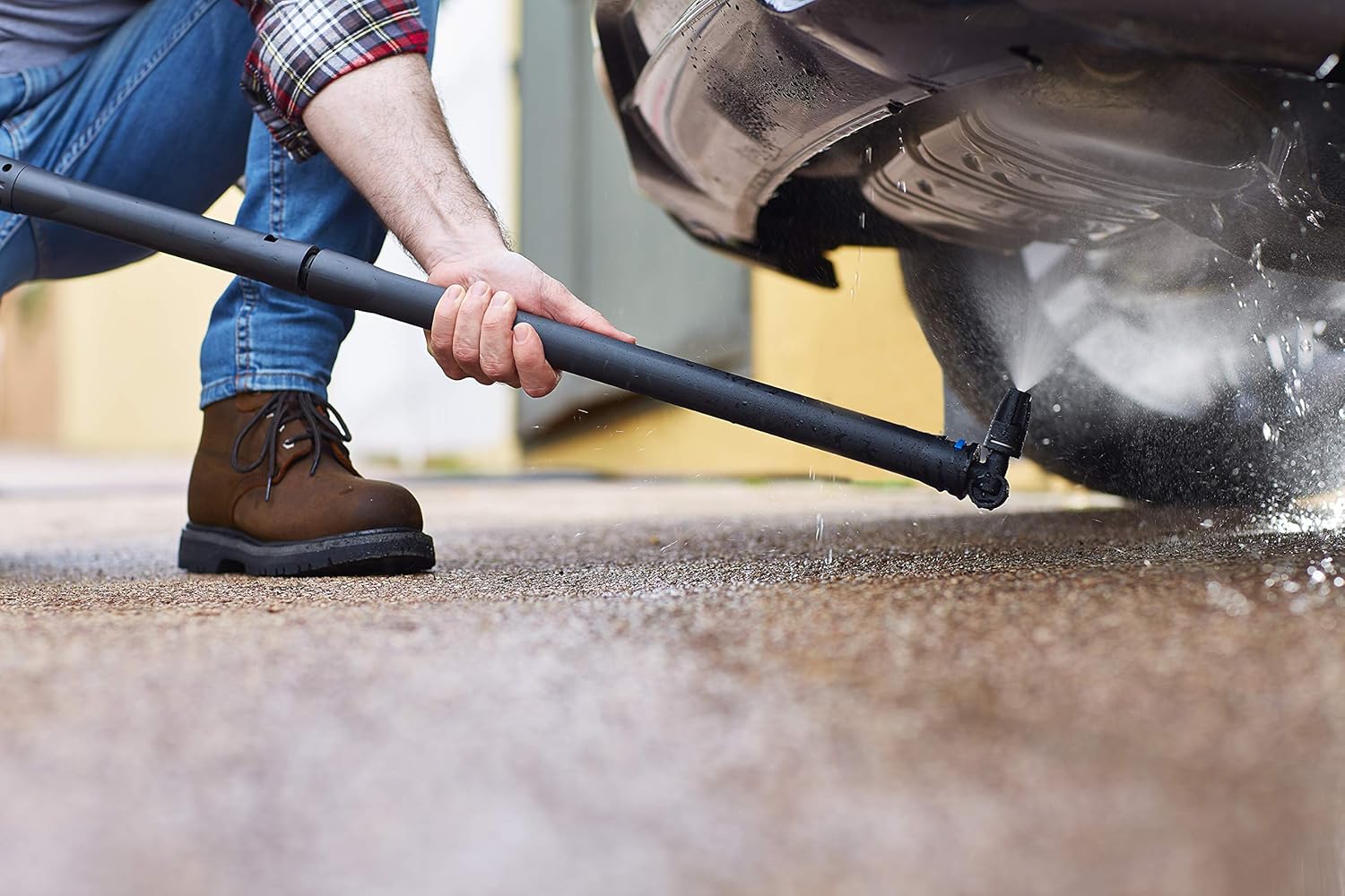 Nilfisk bar Hochdruckreiniger mit Induktionsmotor (inkl. Patio Cleaner Flächenreiniger und rotierende Bürste) E145.4-9 blau