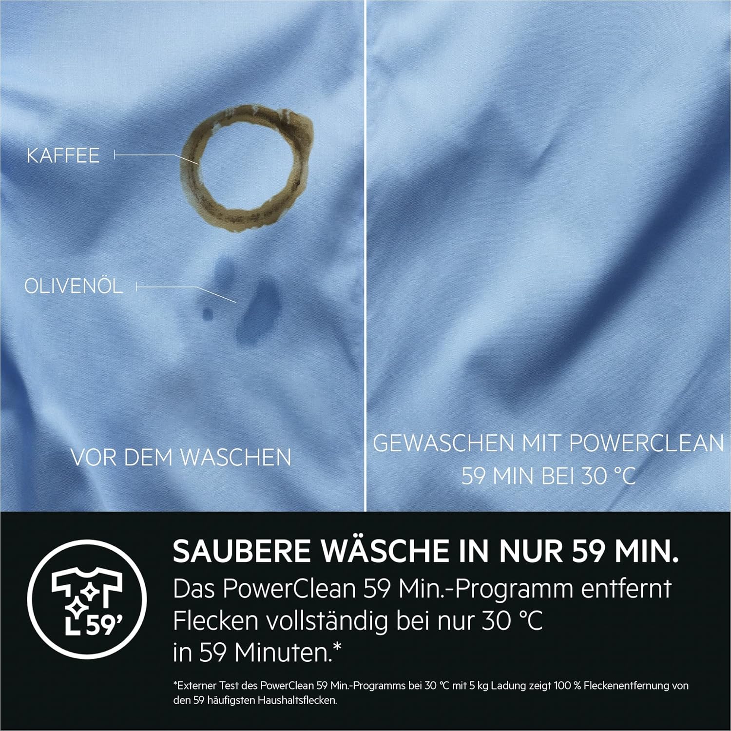 AEG L6FBG51470 Waschmaschine / Serie 6000 mit ProSense / Testsieger der Stiftung Warentest / 7,0 kg / Leise / Mengenautomatik / Nachlegefunktion / Kindersicherung / Wasserstopp / 1400 U/min