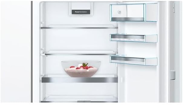 Bosch KGN36NWEA Serie 2 Kühl-Gefrier-Kombination, 186 x 60 cm, 215 L Kühlen & 87 L Gefrieren, NoFrost nie wieder abtauen, LED-Beleuchtung gleichmäßige Ausleuchtung