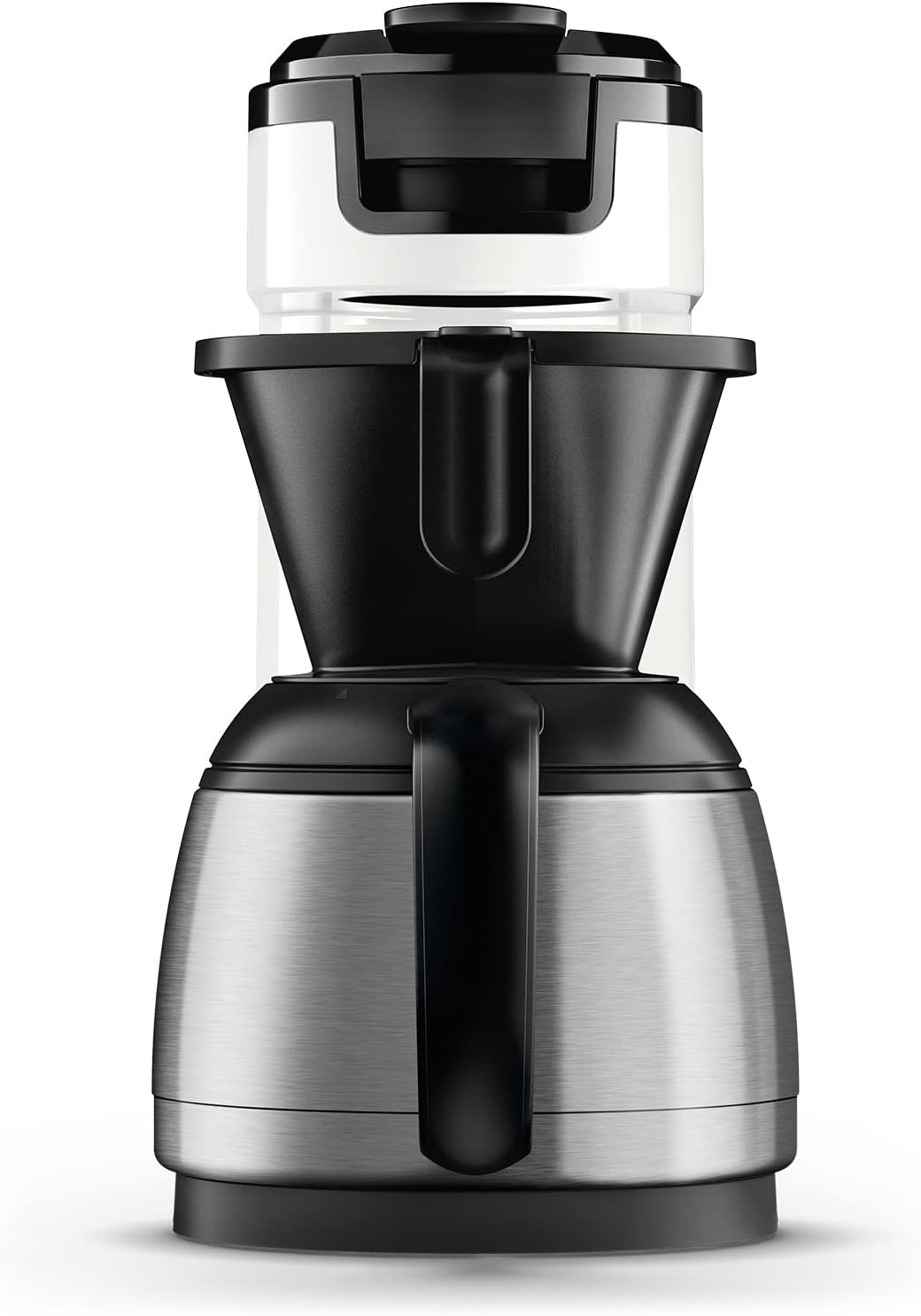 Philips Senseo Switch Pad- und Filterkaffeemaschine, 2-in-1-Brühtechnologie, 1-Liter-Wasserbehlter, 7 Tassen in einem Durchgang, Klavierlackschwarz (HD6592/64)