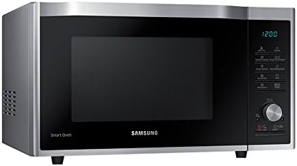 Samsung MC2BM6035CS/EG Kombi-Mikrowelle mit Grill und Heißluft, 900 W, 28 ℓ Garraum (Extra groß), 51,7 cm Breite, HotBlast-Technology, SlimFry, Silber