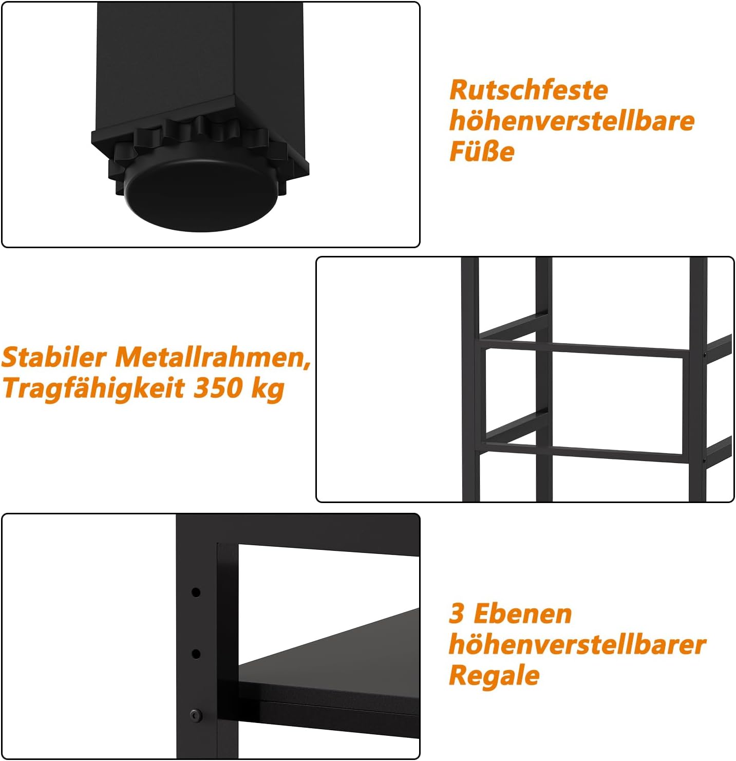 MSFE Regal über Waschmaschine,Höhenverstellbarer Wäschetrocknerständer,Lagerregal über der Waschmaschine, Tragfähigkeit 350 kg,für Waschmaschine und Trockner,73 * 64 * 110cm,Patentiertes Produkt
