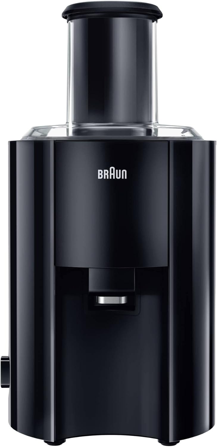 DeLonghi Braun J700 Multiquick 7 Entsafter | Hochleistungs-Entsafter-System | Groer Einfüllschacht (75 mm) | Innovatives Anti-Tropf-System | Kraftvoller 1.000 Watt Motor | silber
