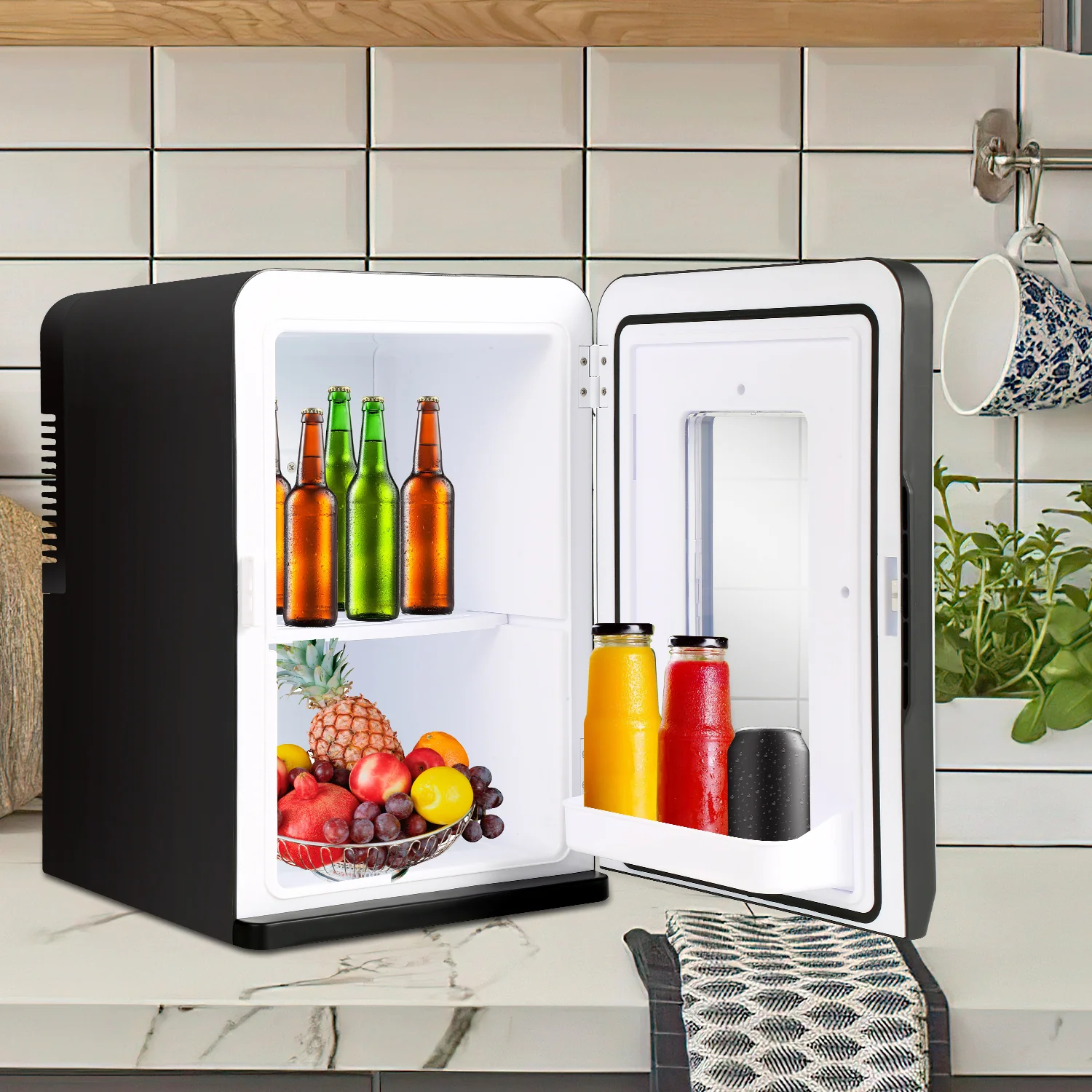 Sonnewelt 2 in 1 Mini Kühlschrank 15L Kühlbox