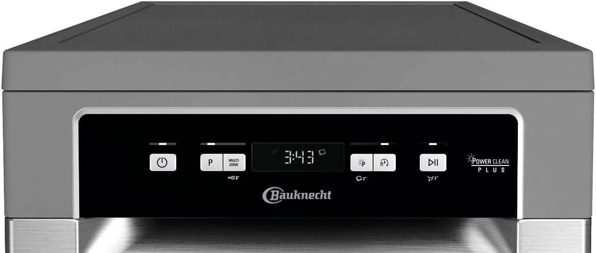 Bauknecht BK6FC11BS7A0X Vollintegrierbarer Geschirrspüler (45 cm)/ ActiveDry/Sensorprogramm/PowerClean/Besteckschublade/Hygiene-Programm/Vollwasserschutz/Multizone/Startzeitvorwahl