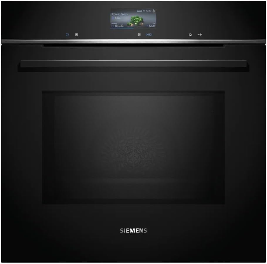 Siemens HB572ABS3, iQ300, Einbau-Backofen 60 x 60 cm, Air Fry, activeClean Pyrolyse Selbstreinung, LED-Touchbedienung, 3D Heißluft, Schnellaufheizung, cookControl10 Automatikprogramme, Edelstahl