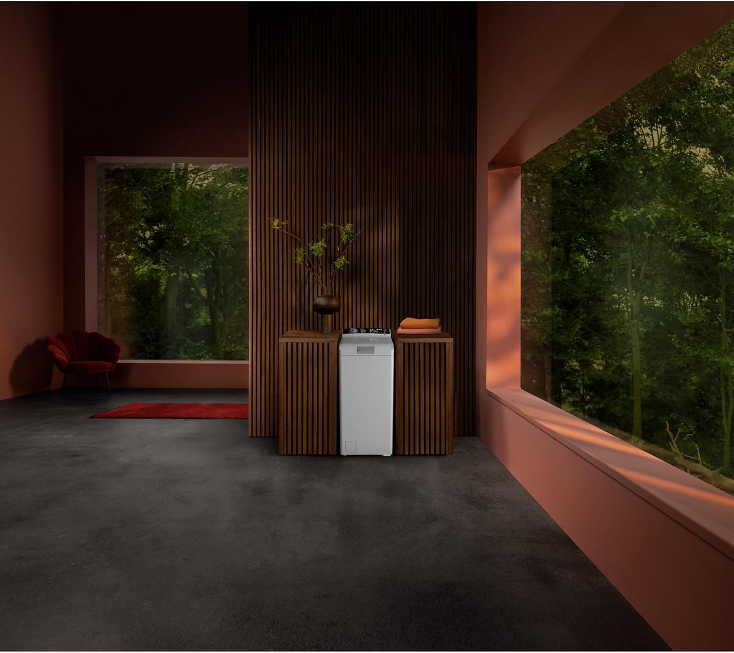 AEG LTR7A71370 Waschmaschine Toplader / Serie 7000 mit ProSteam / ProSteam - Auffrischfunktion / 7,0 kg / Leise / Mengenautomatik / Nachlegefunktion / Wasserstopp / 1300 U/min