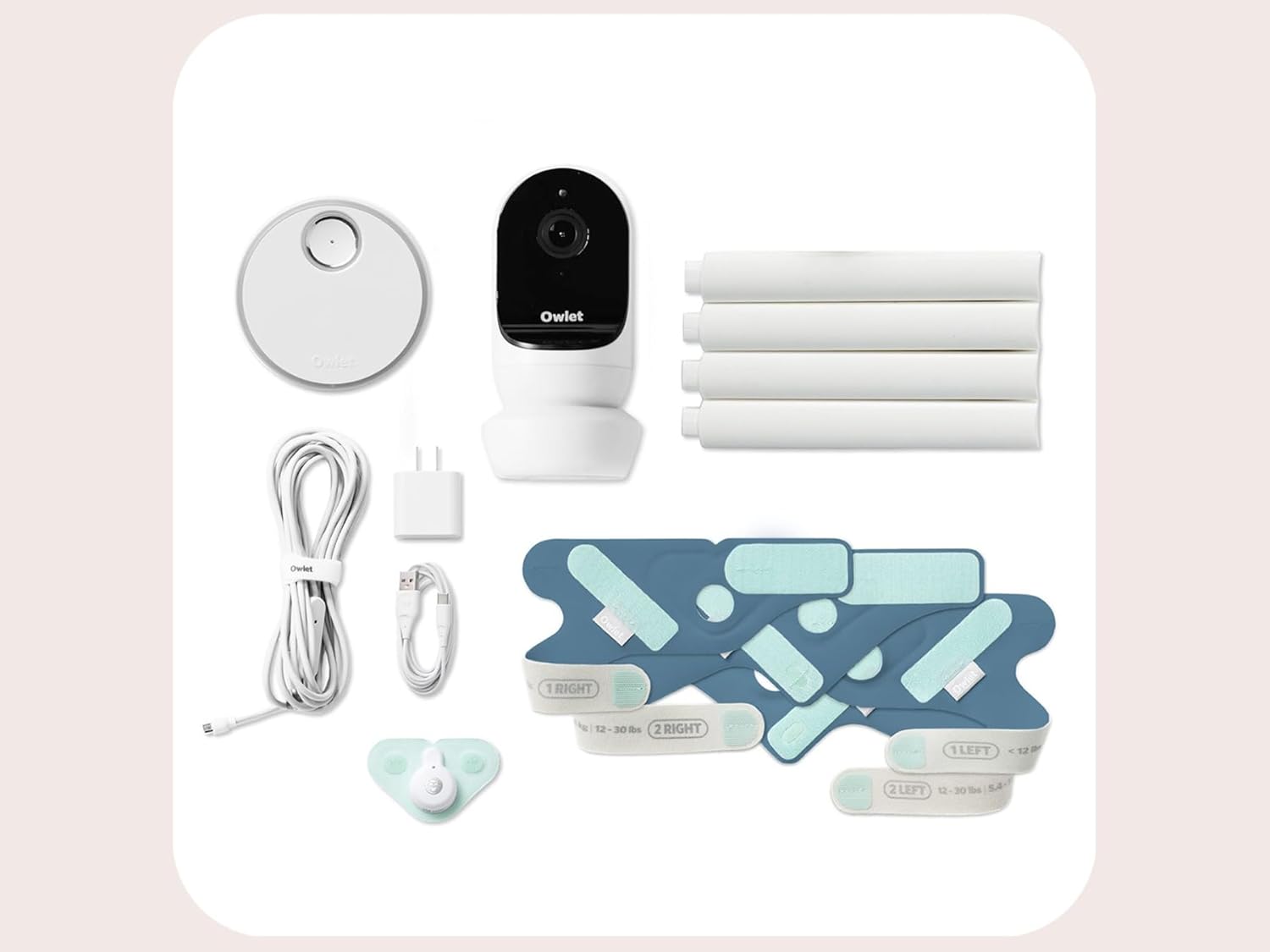 Owlet Dream Sock – Pulsoximeter, Liveübertragung von Herzfrequenz, Sauerstoffsättigung & Schlafverhalten bei Säuglingen & Babys