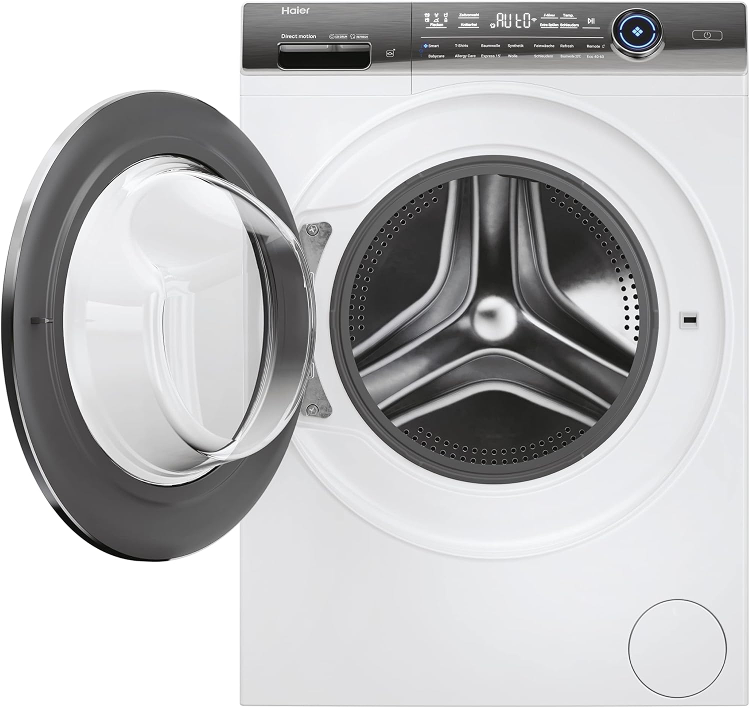 Haier I-PRO SERIE 7 PLUS HW120-B14979EU1 Waschmaschine / 12 kg / 20% effizienter als Klasse A/Smart Home - Wi-Fi & hOn App/Direct Motion Motor/Refresh-Programm & Fleckenoptionen