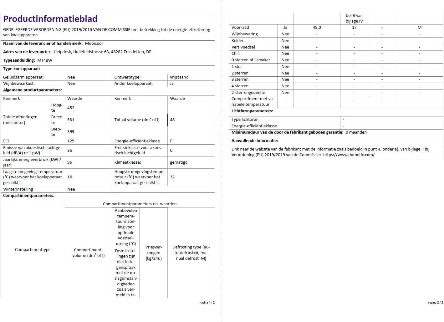 Mobicool MT48W AC/DC - elektrische Kühlbox mit Rollen passend für eine komplette Getrnkekiste / Bierkiste, 48 Liter, 12 V und 230 V für Auto, Lkw, Boot, Reisemobil und Steckdose, Blau