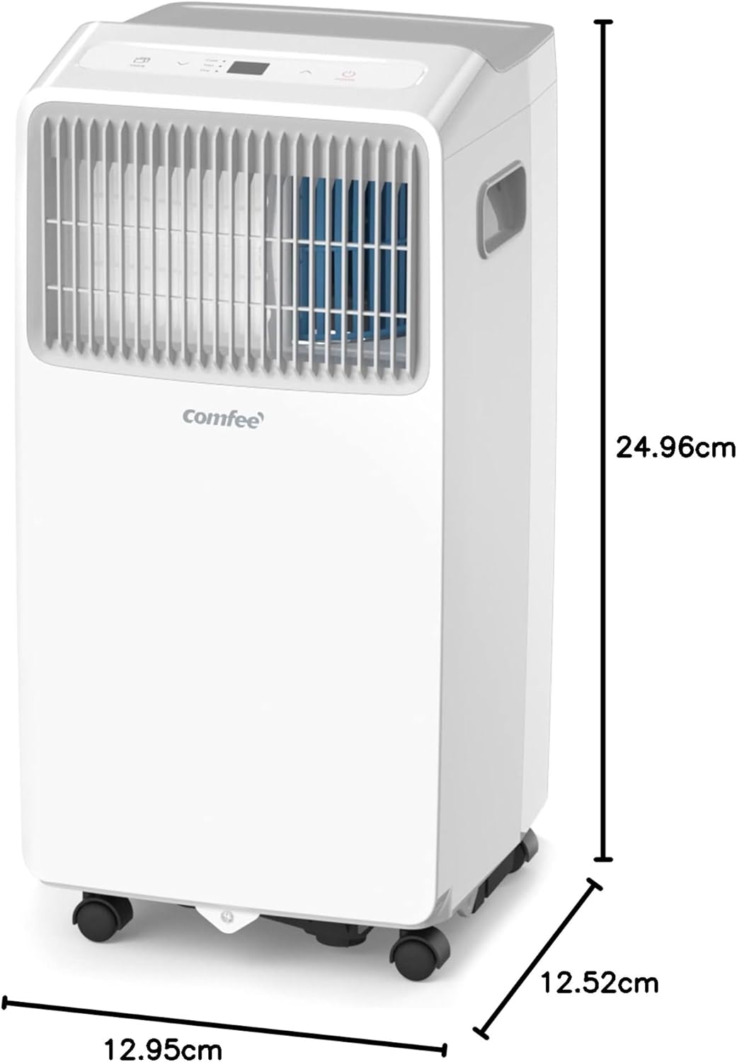Comfee Mobiles Klimagerät MPPH-09CRN7, 9000 BTU 2,6kW, Kühlen&Ventilieren&Entfeuchten, Raumgröße bis 88m³(33㎡), Mobile Klimaanlage mit Abluftschlauch
