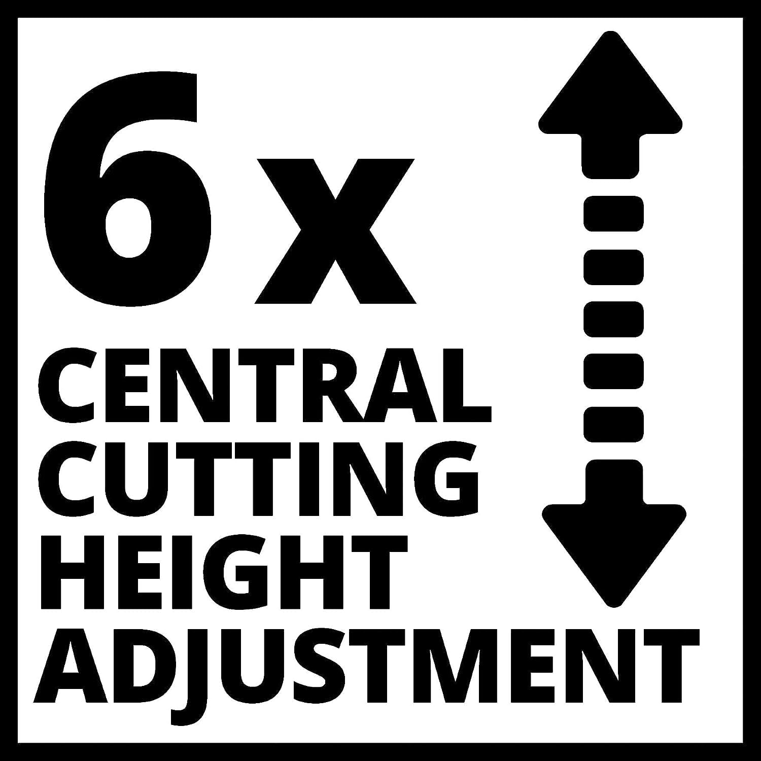 Einhell Akku-Rasenmäher GE-CM 36/37 Li-Solo Power X-Change (36 V, 37 cm Schnittbreite, bis 400 m², 45L Grasfangkorb, 25-75 mm Schnitthöhe, ohne Akku)