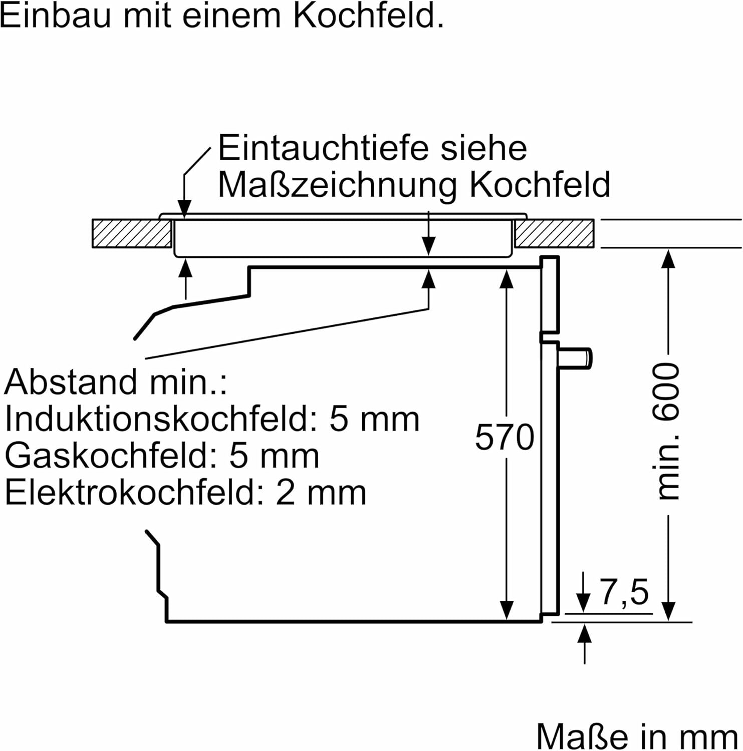 Siemens HB572ABS3, iQ300, Einbau-Backofen 60 x 60 cm, Air Fry, activeClean Pyrolyse Selbstreinung, LED-Touchbedienung, 3D Heißluft, Schnellaufheizung, cookControl10 Automatikprogramme, Edelstahl