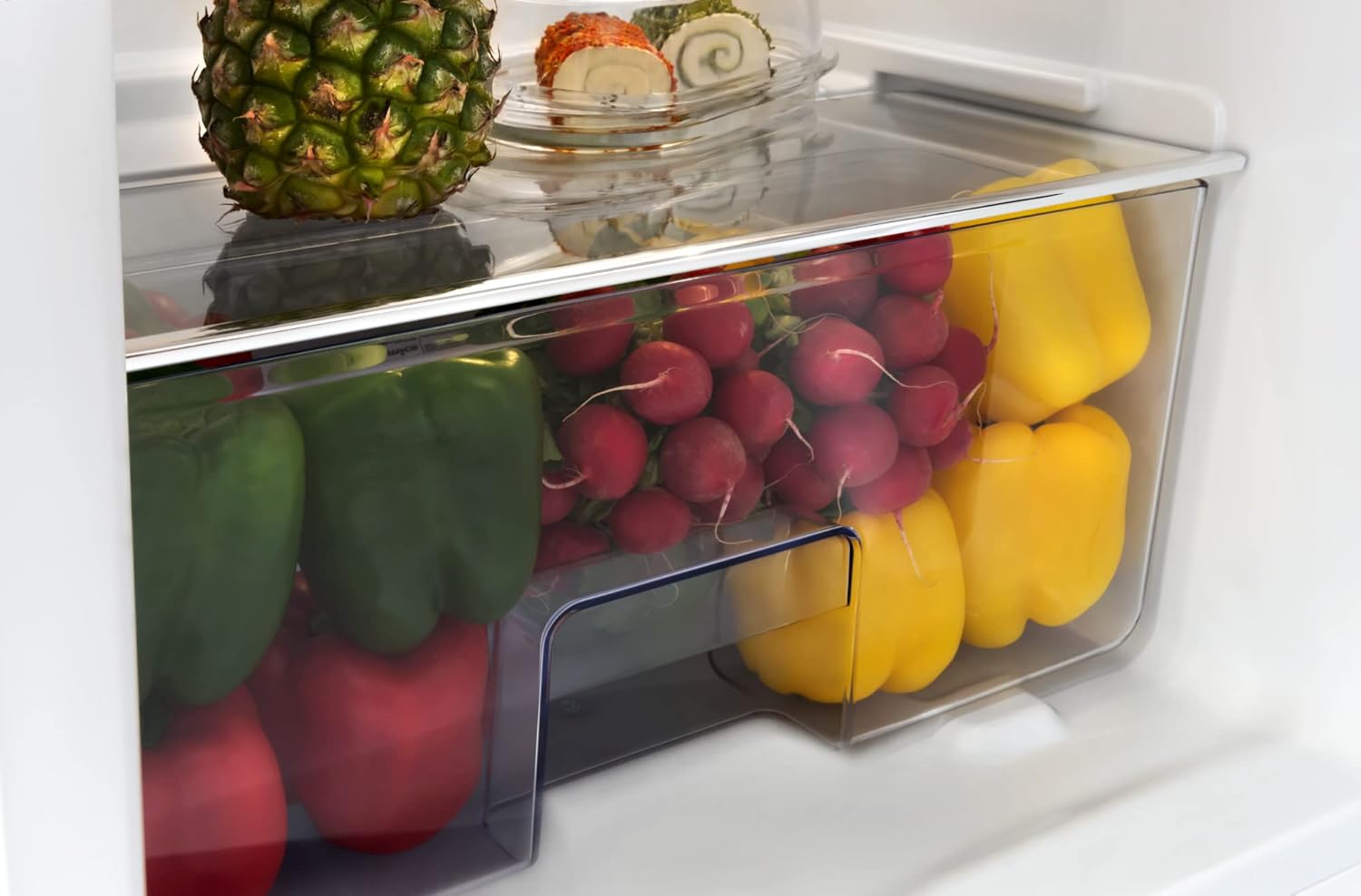 Amica KGC 15632 T Retro Kühl-/Gefrierkombination / Ice Blue (Türkis) / 144cm (H) x 55cm (B) x 62cm (T) / Retro-Design / Kühlschrank mit Gefrierfach