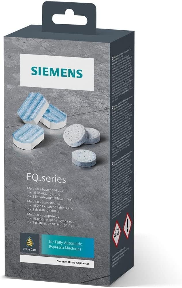 SIEMENS Kaffeevollautomat EQ6 plus s700 TE657503DE, für viele Kaffeespezialitäten, Milch-Aufschäumdüse, Keramikmahlwerk, Doppeltassenfunktion, Antikalk, automatische Dampfreinigung, 1500 W, edelstahl