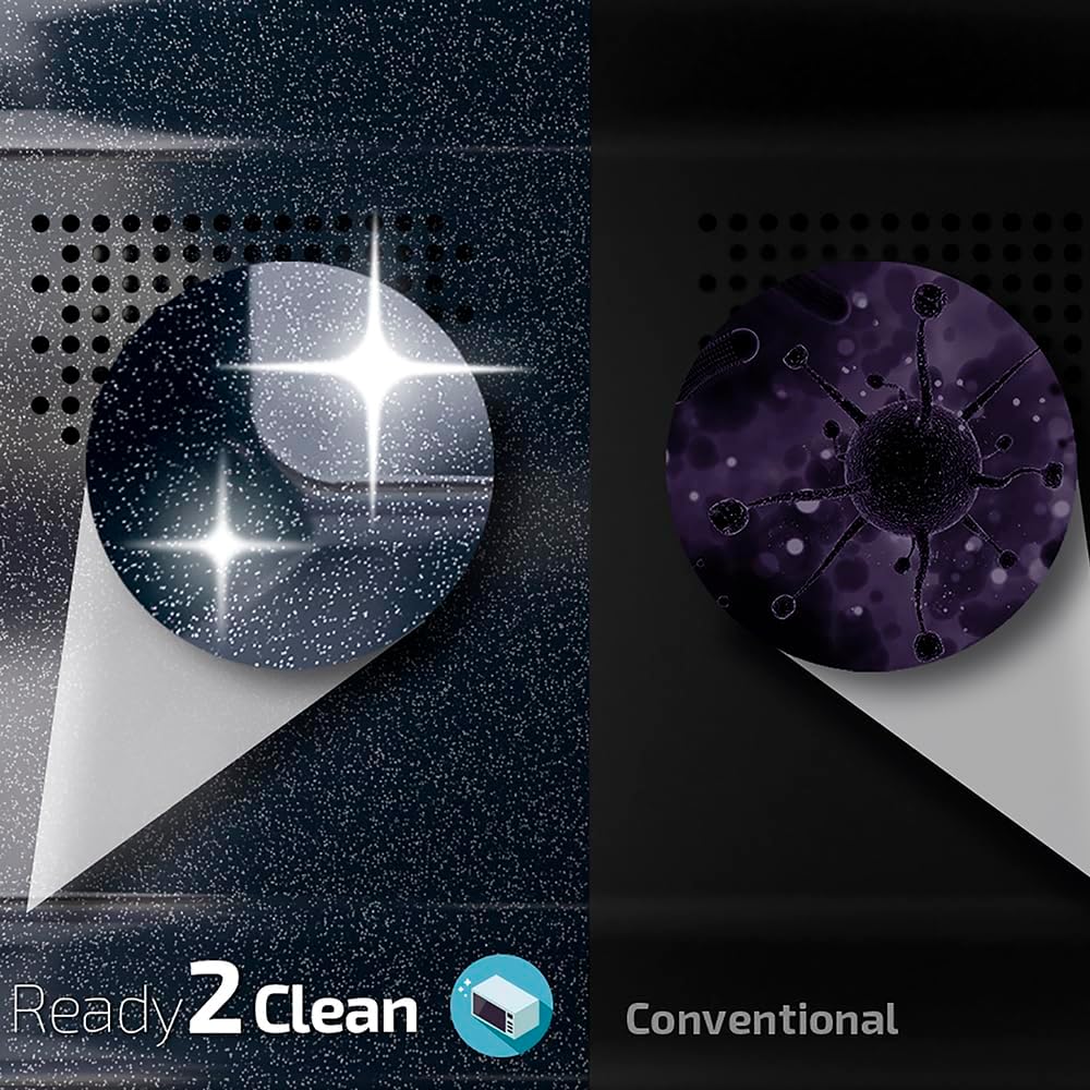 Cecotec Mikrowelle mit ProClean 8110 Grill. 28l Kapazität, Ready2Clean Beschichtung, 1000 W Leistung, 1000 W Grill, 5 Betriebsebenen, 8 Programme, 60 min Timer, LED-Anzeige