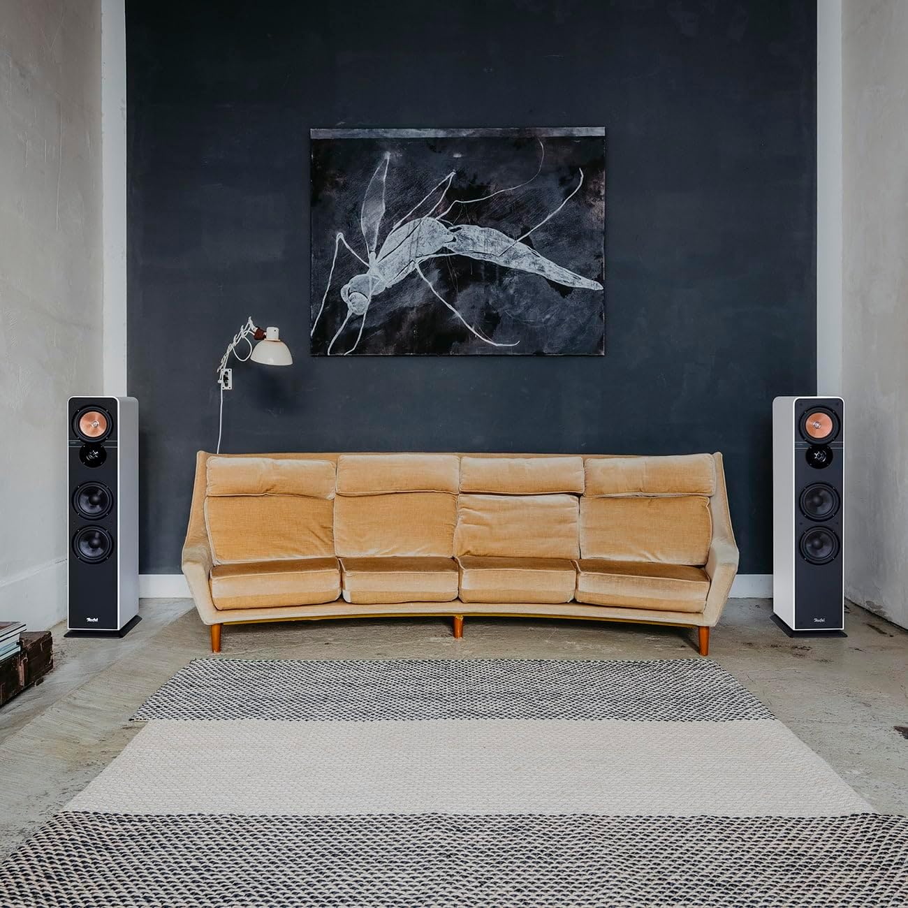 Teufel Ultima 40 Stereo Lautsprecher - HiFi Standlautsprecher Paar der Spitzenklasse, Phase-Plug Hochtöner, 3-Wege System, Doppelrohr-Bassreflex, Musik, Filmton, Games - schwarz