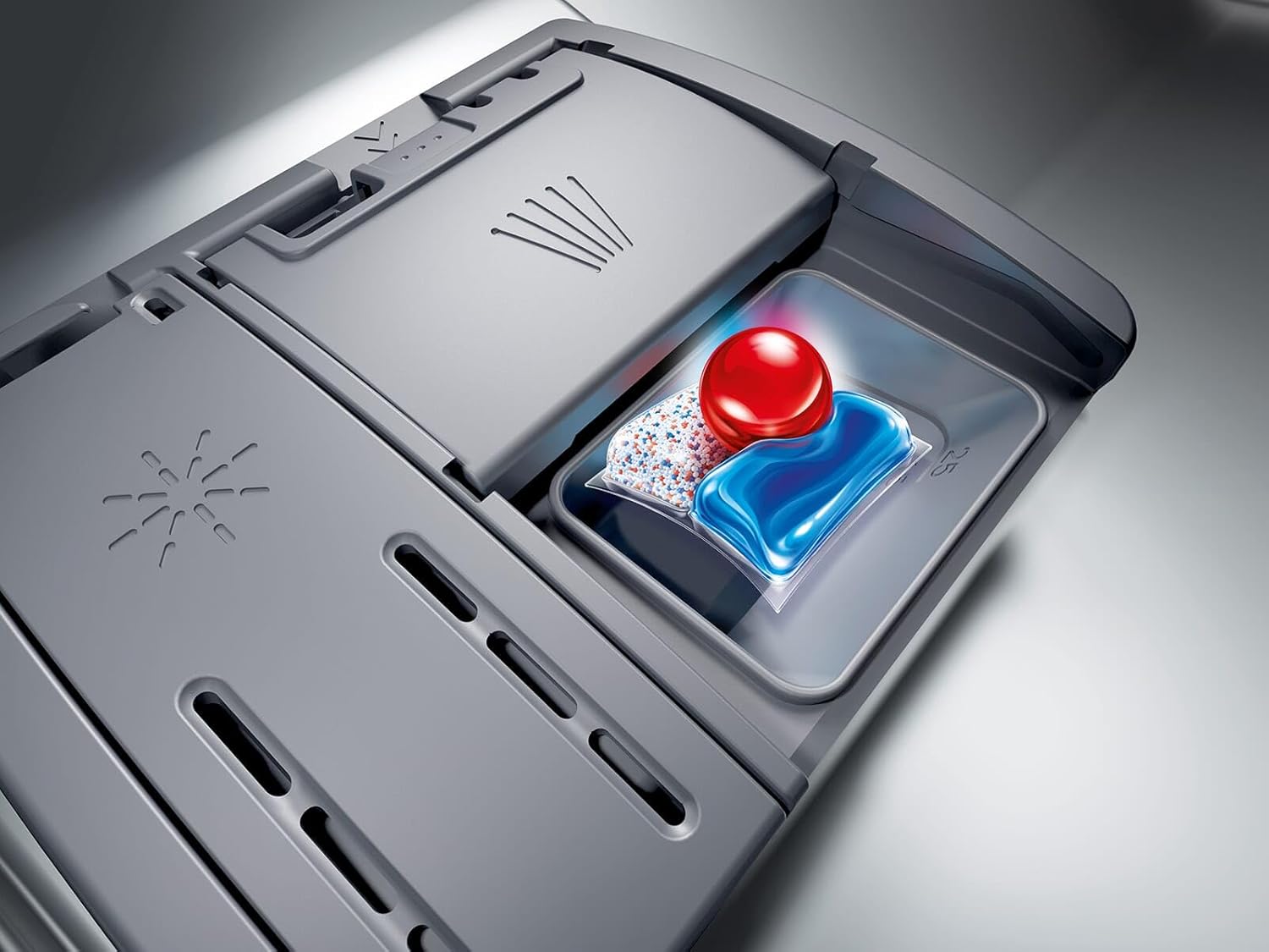 Siemens SN63EX14VE, iQ300 Smarter Geschirrspüler, Vollintegrierte Spülmaschine mit Besteckschublade, 60 cm, Auto Türöffnung dank autoOpen dry, Besonders leise durch iQdrive-Motor, infoLight aquaStop